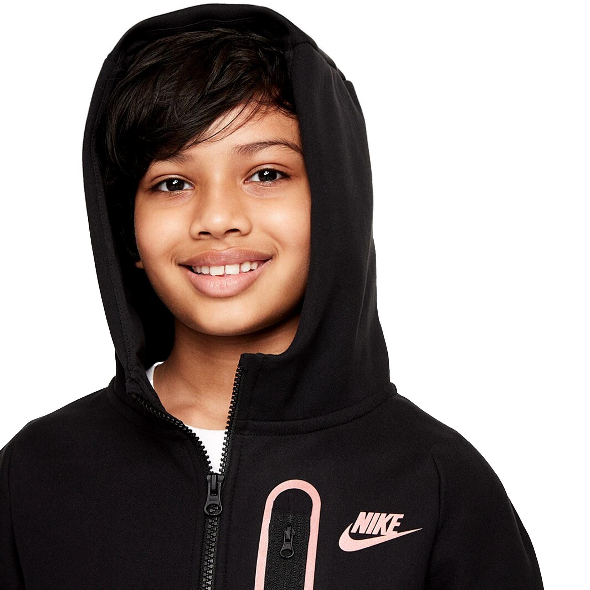 Nike Sportswear Tech Fleece Full Zip Hoodie Black DJ5494-010 Size US S / EU 44-46 / 1 - 4 Thumbnail
