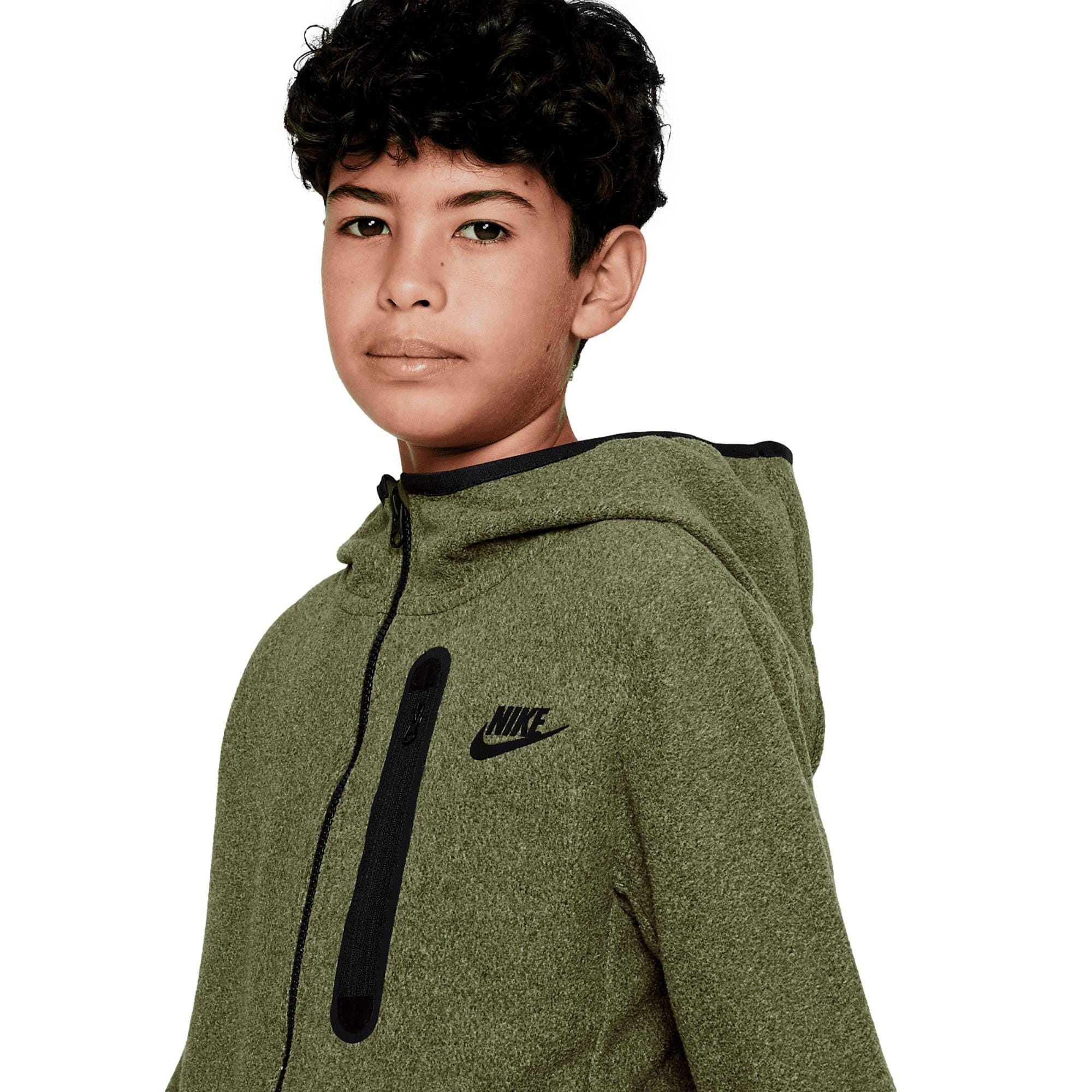Nike Sportswear Tech Fleece Full Zip Hoodie Green DV3064-326 Size US S / EU 44-46 / 1 - 3 Thumbnail