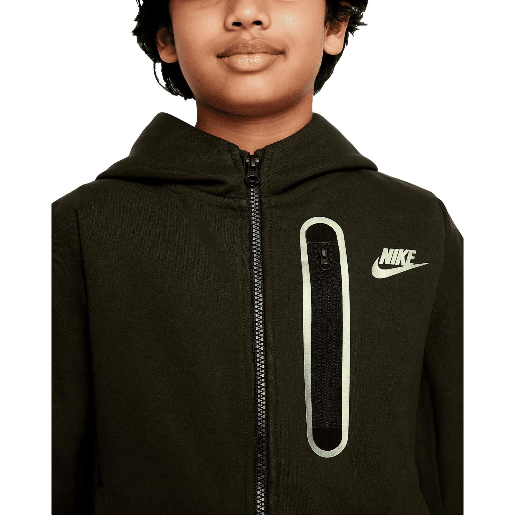 Nike Sportswear Tech Fleece Full Zip Hoodie Green DJ5494-355 Size US XL / EU 56 / 4 - 4 Thumbnail