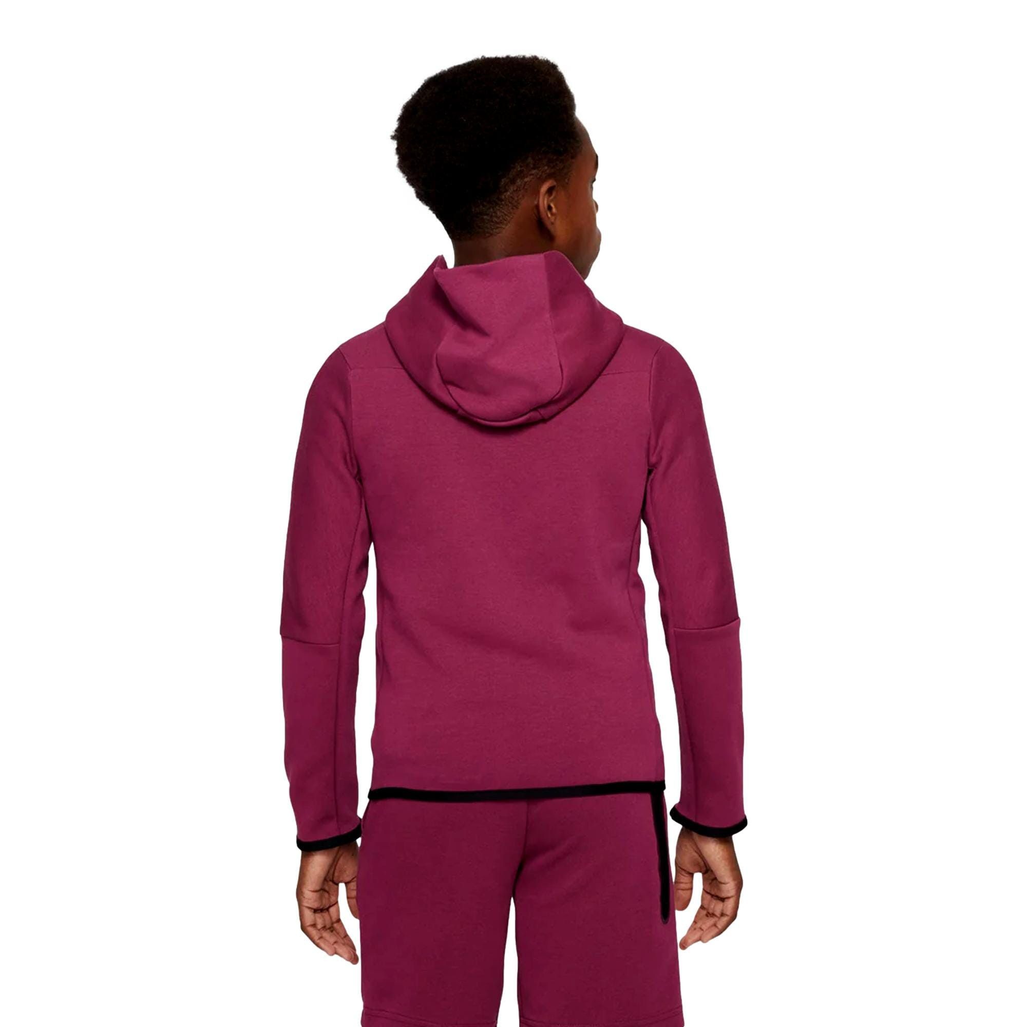 Nike Sportswear Tech Fleece Full Zip Hoodie Rosewood CU9223-653 Size US XS / EU 42 / 0 - 2 Thumbnail