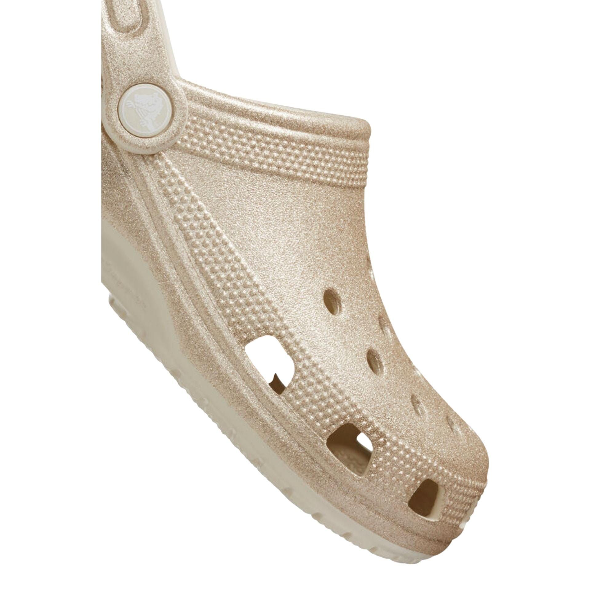 Crocs Classic Clog - Glitter Champagne Glitter 205942-9AC Size US 5 / EU 37 - 4 Thumbnail