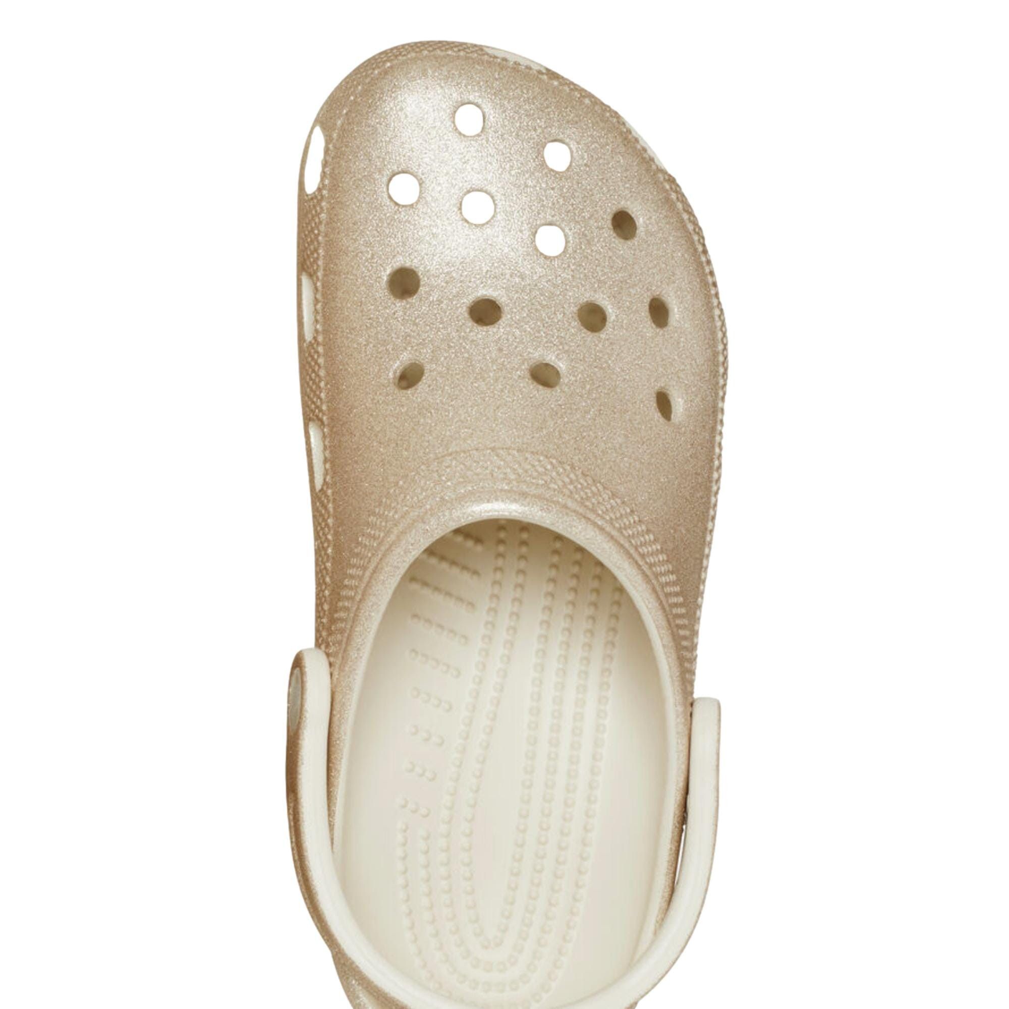 Crocs Classic Clog - Glitter Champagne Glitter 205942-9AC Size US 5 / EU 37 - 3 Thumbnail