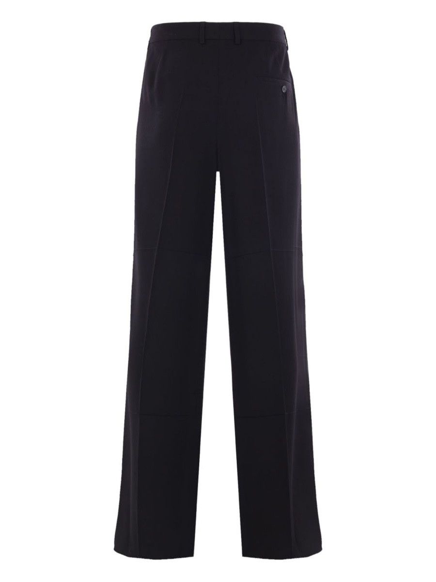 Balenciaga BALENCIAGA WOOL BLEND TAILORED PANTS - BLACK Size US 28 / EU 44 - 2 Thumbnail