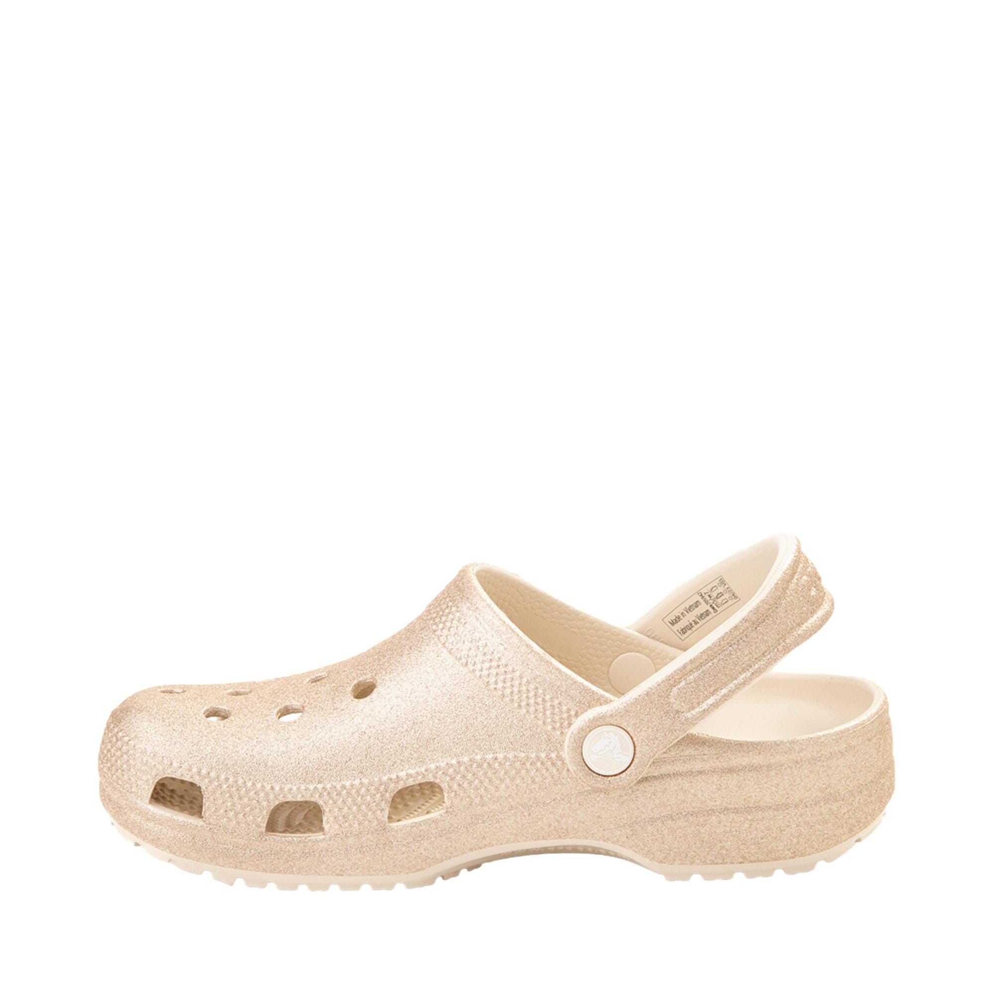 Crocs Classic Clog-Glitter Champagne Glitter CLOG-GLI-CHM Size US 6 / EU 39 - 2 Thumbnail