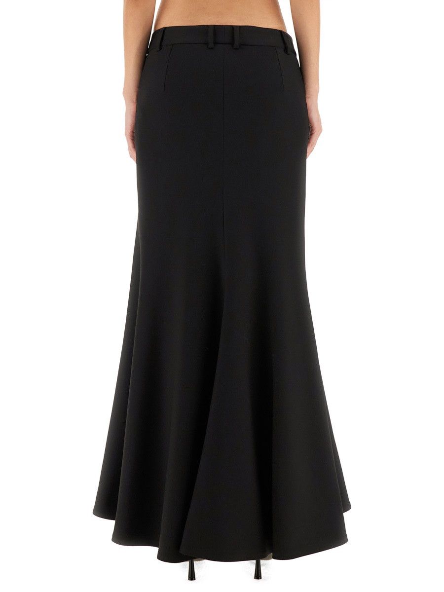 Balenciaga BALENCIAGA "GODET" MAXI SKIRT - BLACK (IT 38) Size 38" / US 16 / IT 52 - 4 Thumbnail