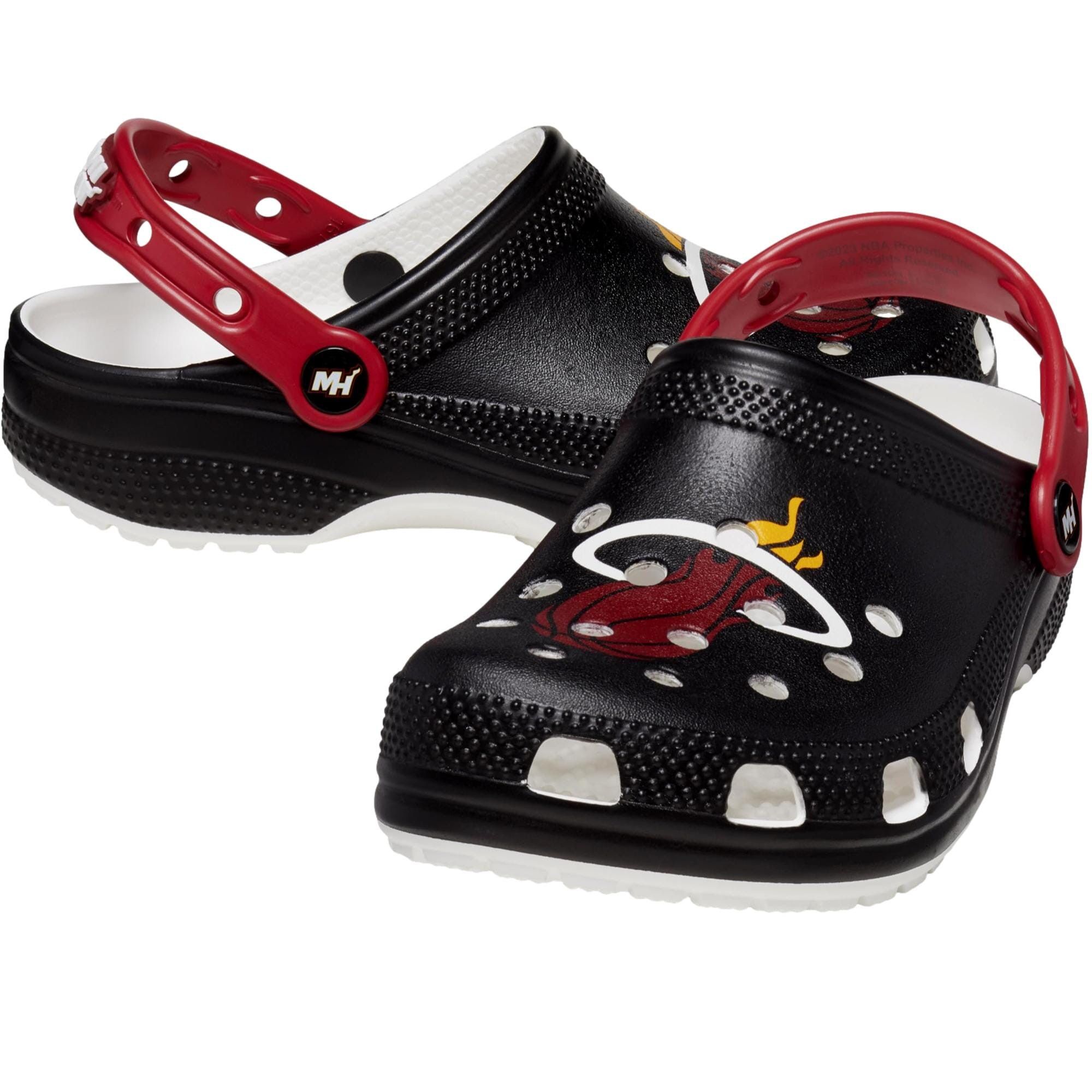 Crocs NBA Classic Clogs Miami Heat 208650-MH Size US 6 / EU 39 - 2 Thumbnail