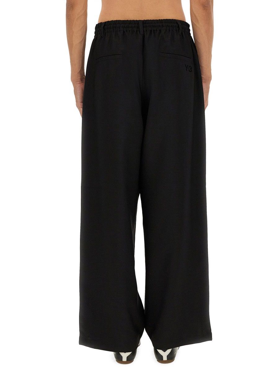 Y-3 Y-3 "SPORT UNIFORM 3-STRIPES" PANTS - BLACK Size US 32 / EU 48 - 3 Thumbnail