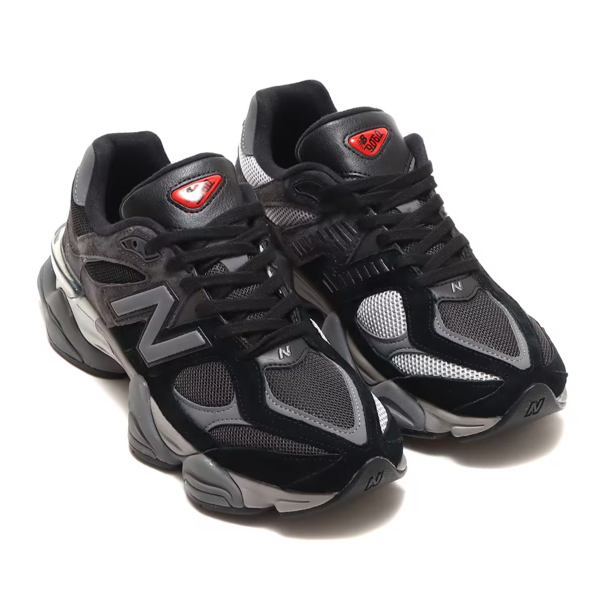 New Balance 9060 Black/Grey U9060BLK Size US 6.5 / EU 39-40 - 4 Thumbnail