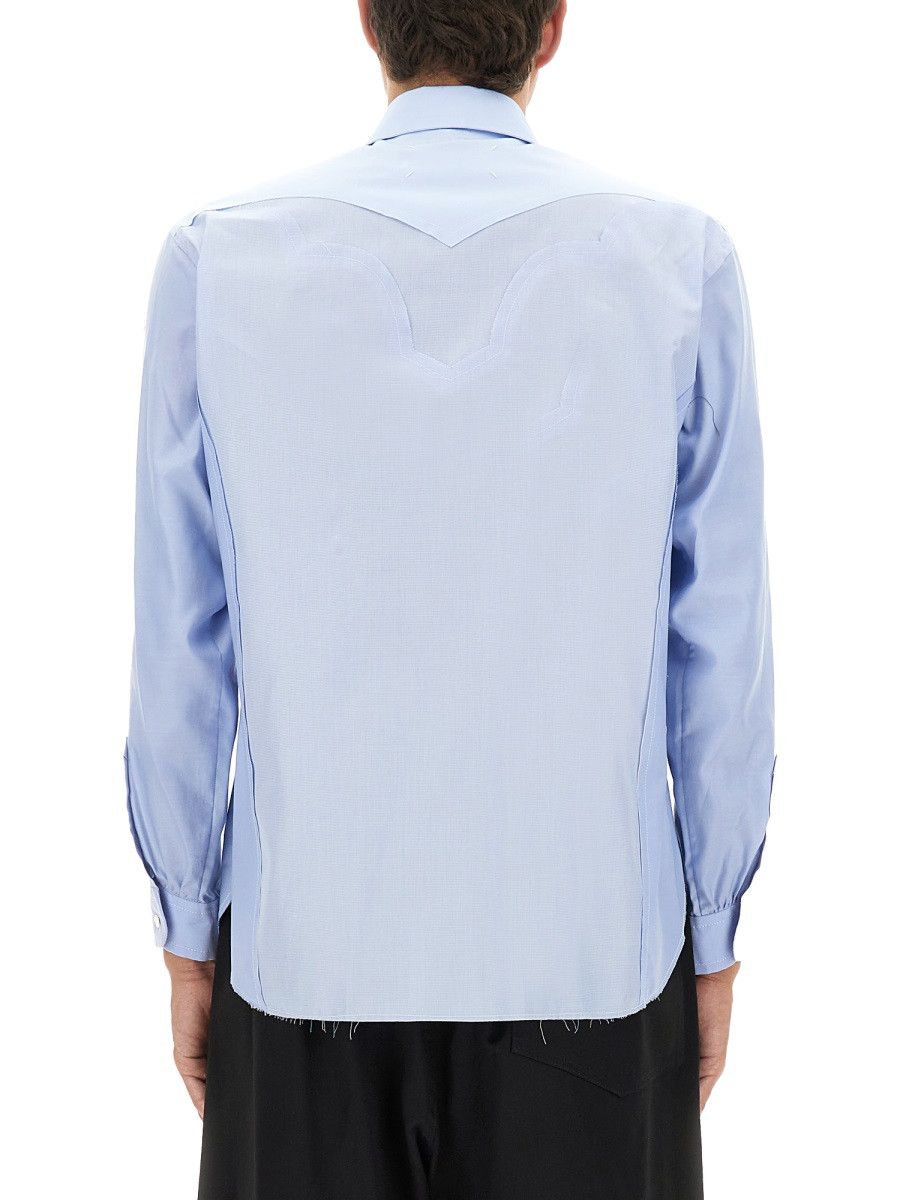 Maison Margiela MAISON MARGIELA COTTON SHIRT - AZURE (SHIRT 39) Size US S / EU 44-46 / 1 - 3 Thumbnail