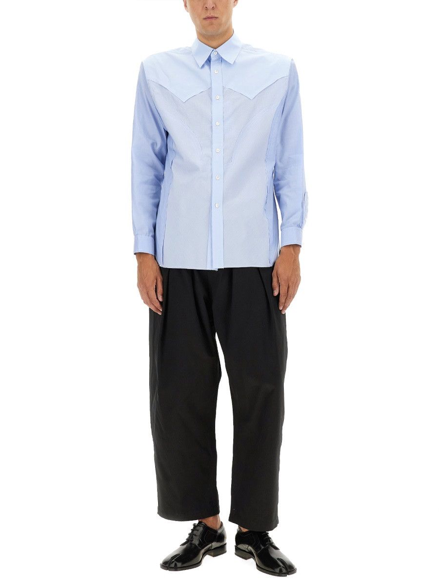 Maison Margiela MAISON MARGIELA COTTON SHIRT - AZURE (SHIRT 39) Size US S / EU 44-46 / 1 - 2 Thumbnail