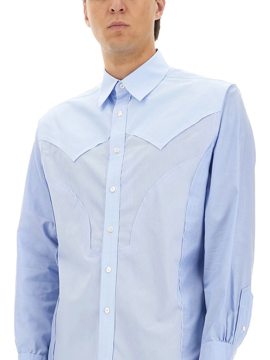 Maison Margiela MAISON MARGIELA COTTON SHIRT - AZURE (SHIRT 39) Size US S / EU 44-46 / 1 - 4 Thumbnail