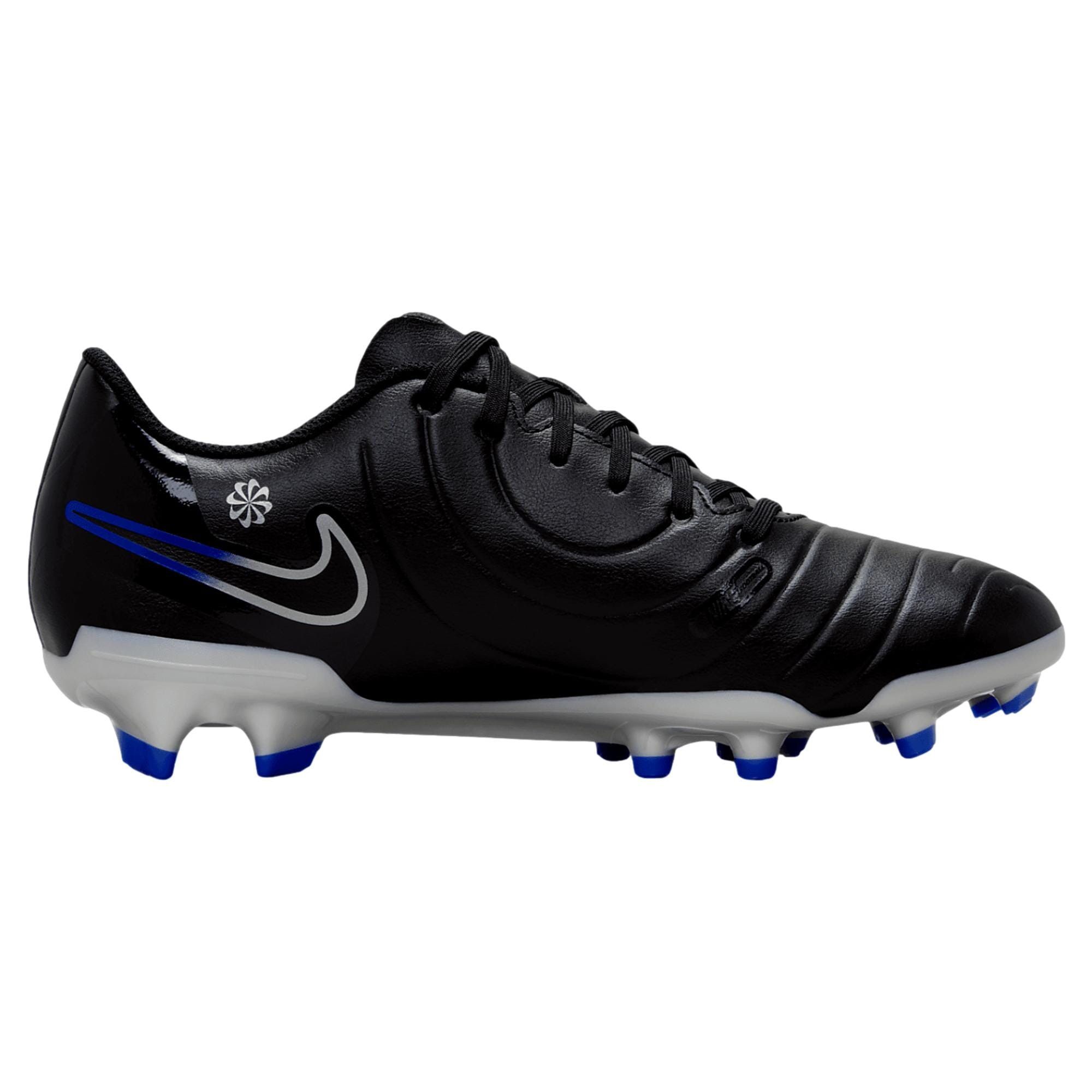 Nike Tiempo Legend 10 Club MG Black / Bright Blue DV4344-040 Size US 6.5 / EU 39-40 - 3 Thumbnail