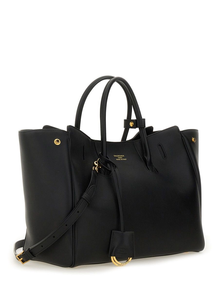 Balenciaga BALENCIAGA "CARRY ALL HAMPTON" BAG - BLACK Size ONE SIZE - 2 Thumbnail