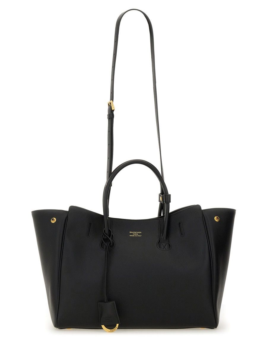 Balenciaga BALENCIAGA "CARRY ALL HAMPTON" BAG - BLACK Size ONE SIZE - 4 Thumbnail