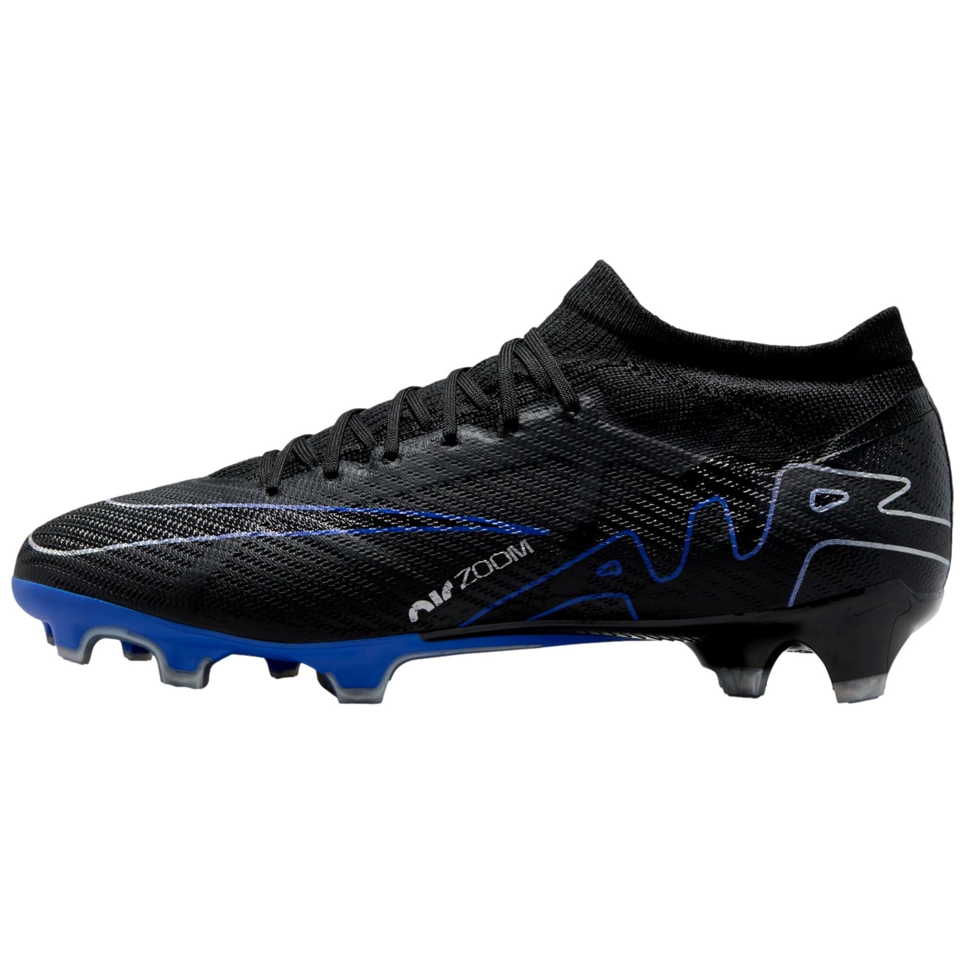 Nike Zoom Vapor 15 Pro FG Black / Blue DJ5603-040 Size US 7 / EU 40 - 4 Thumbnail