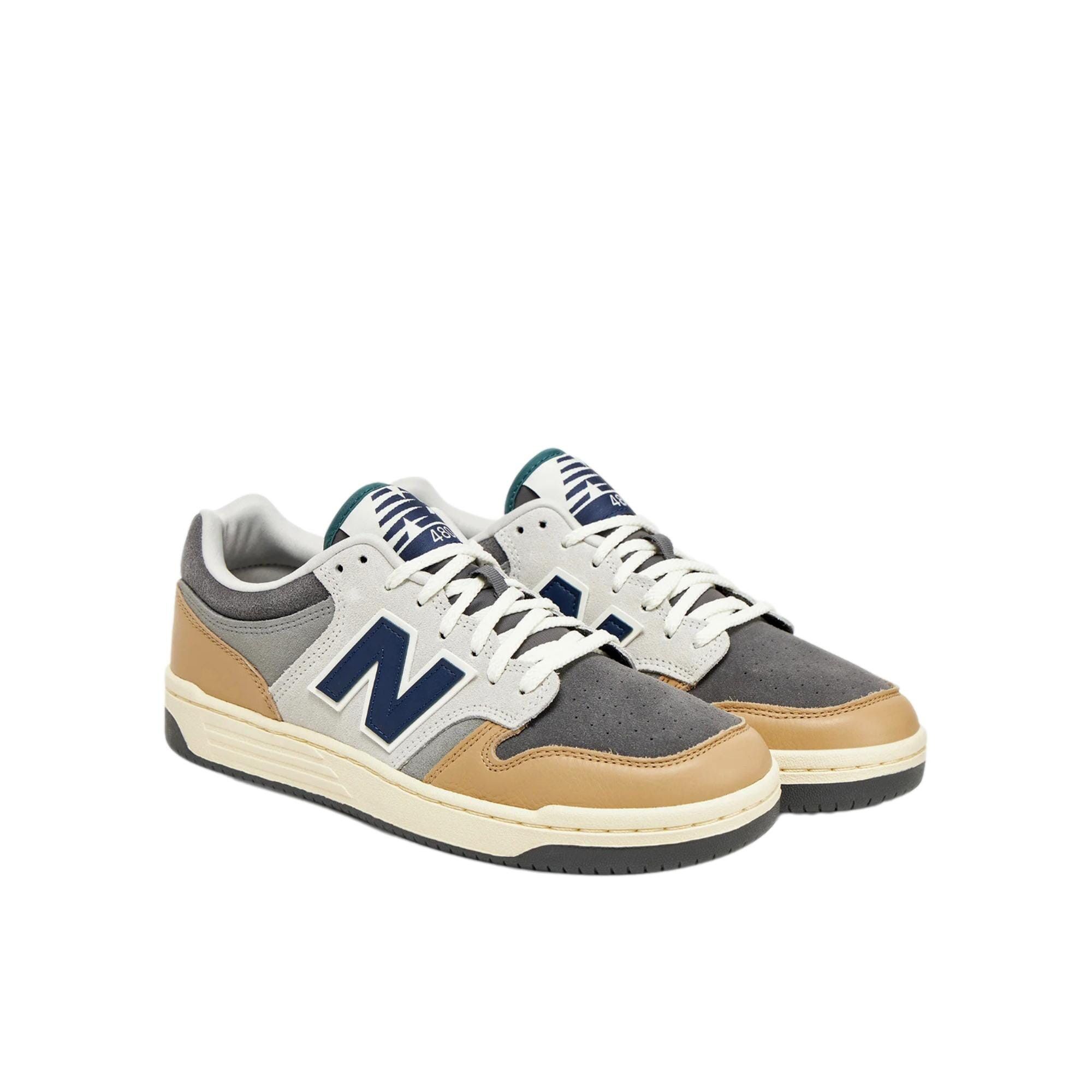 New Balance 480 Grey / Brown BB480LGB Size US 7.5 / EU 40-41 - 2 Thumbnail