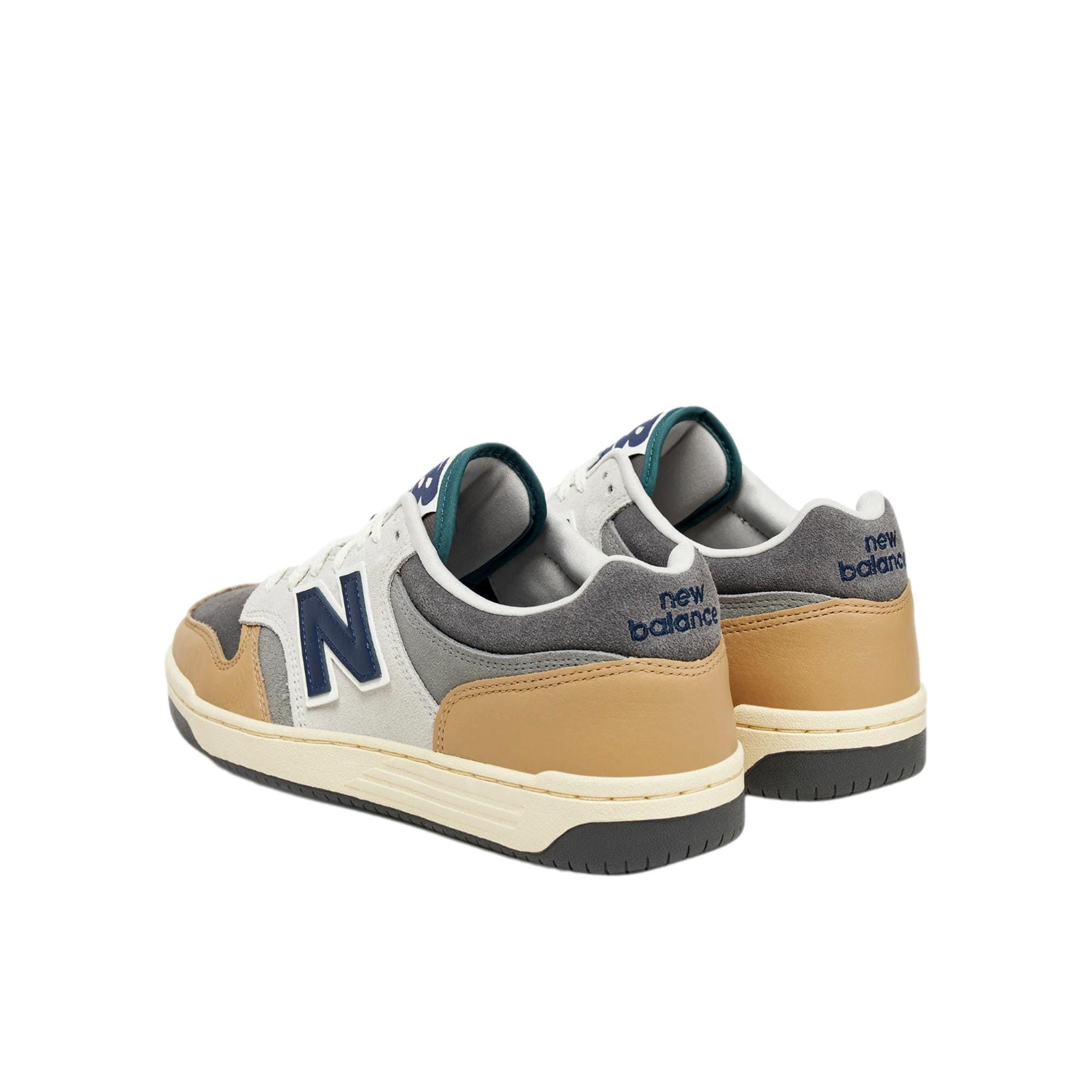 New Balance 480 Grey / Brown BB480LGB Size US 7.5 / EU 40-41 - 3 Thumbnail