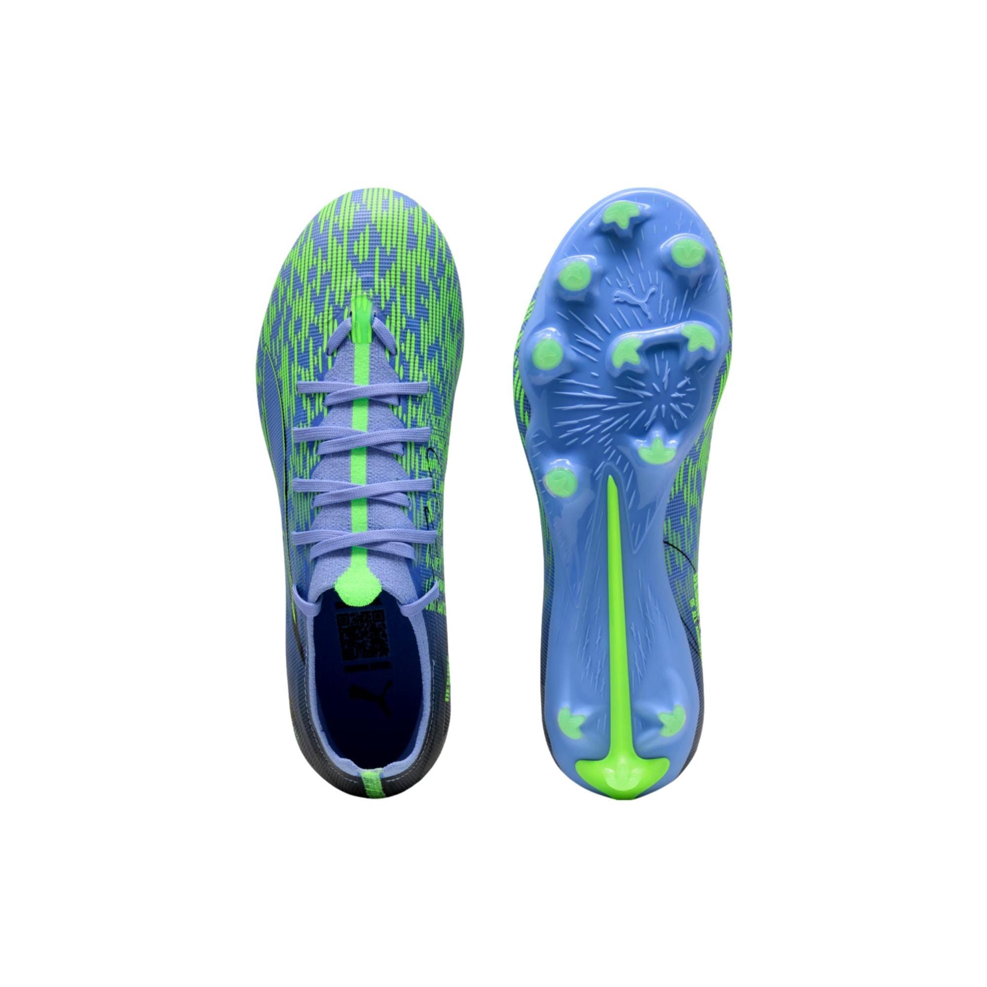 Puma Ultra 5 Match Chasing FG / AG Purple - Green Glare 108645-01 Size US 7.5 / EU 40-41 - 3 Thumbnail