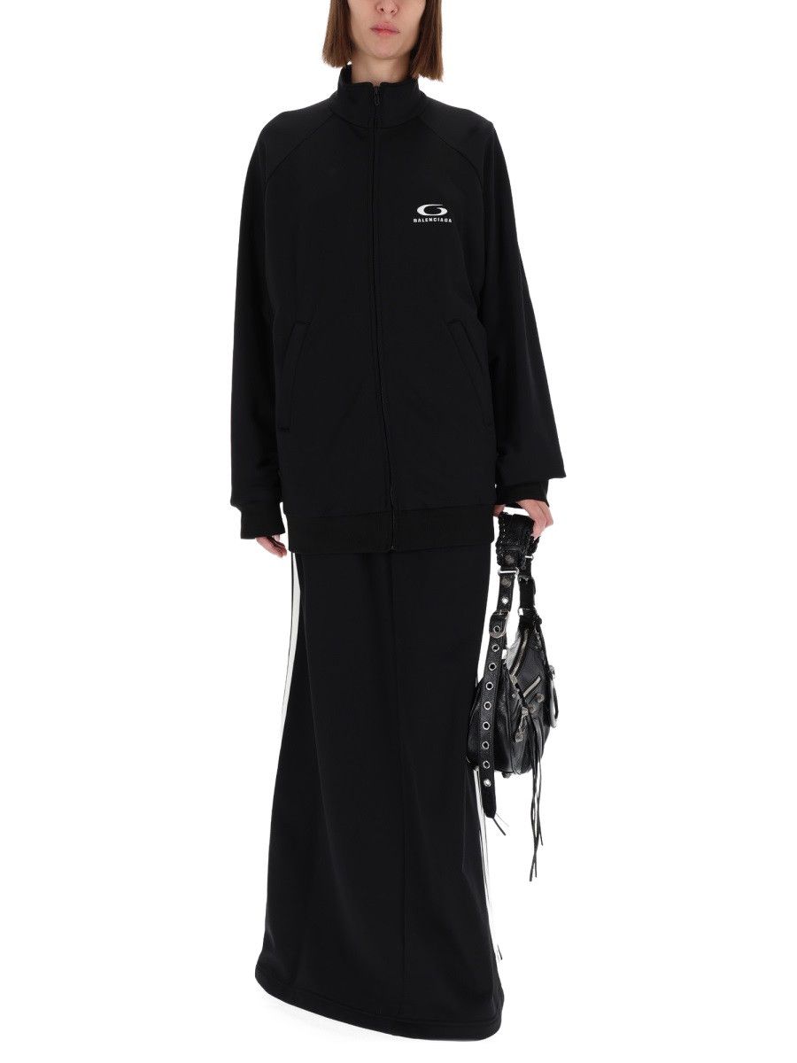 Balenciaga BALENCIAGA SKIRT TRACKSUIT "LOOP SPORTS ICON" - BLAC (FR 36) Size 26" / US 2 / IT 38 - 2 Thumbnail