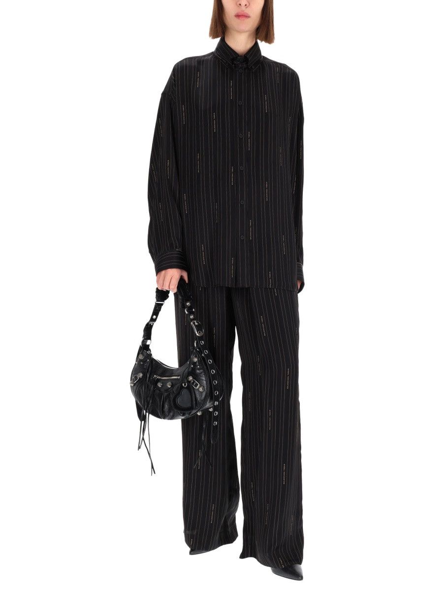 Balenciaga BALENCIAGA PANTS "PYJAMA" - BLACK (FR 36) Size 26" / US 2 / IT 38 - 2 Thumbnail