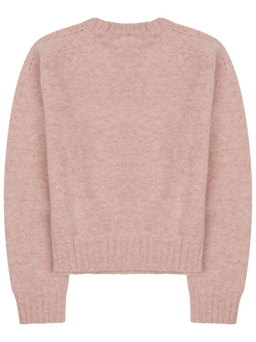 Celine CELINE round neck sweater - PINK Size L / US 10 / IT 46 - 2 Thumbnail