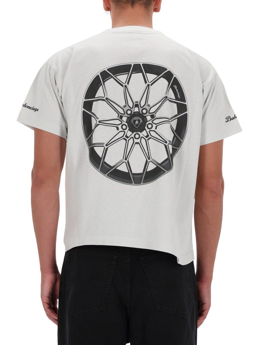 Balenciaga BALENCIAGA BOXY FIT T-SHIRT - WHITE Size US M / EU 48-50 / 2 - 4 Thumbnail