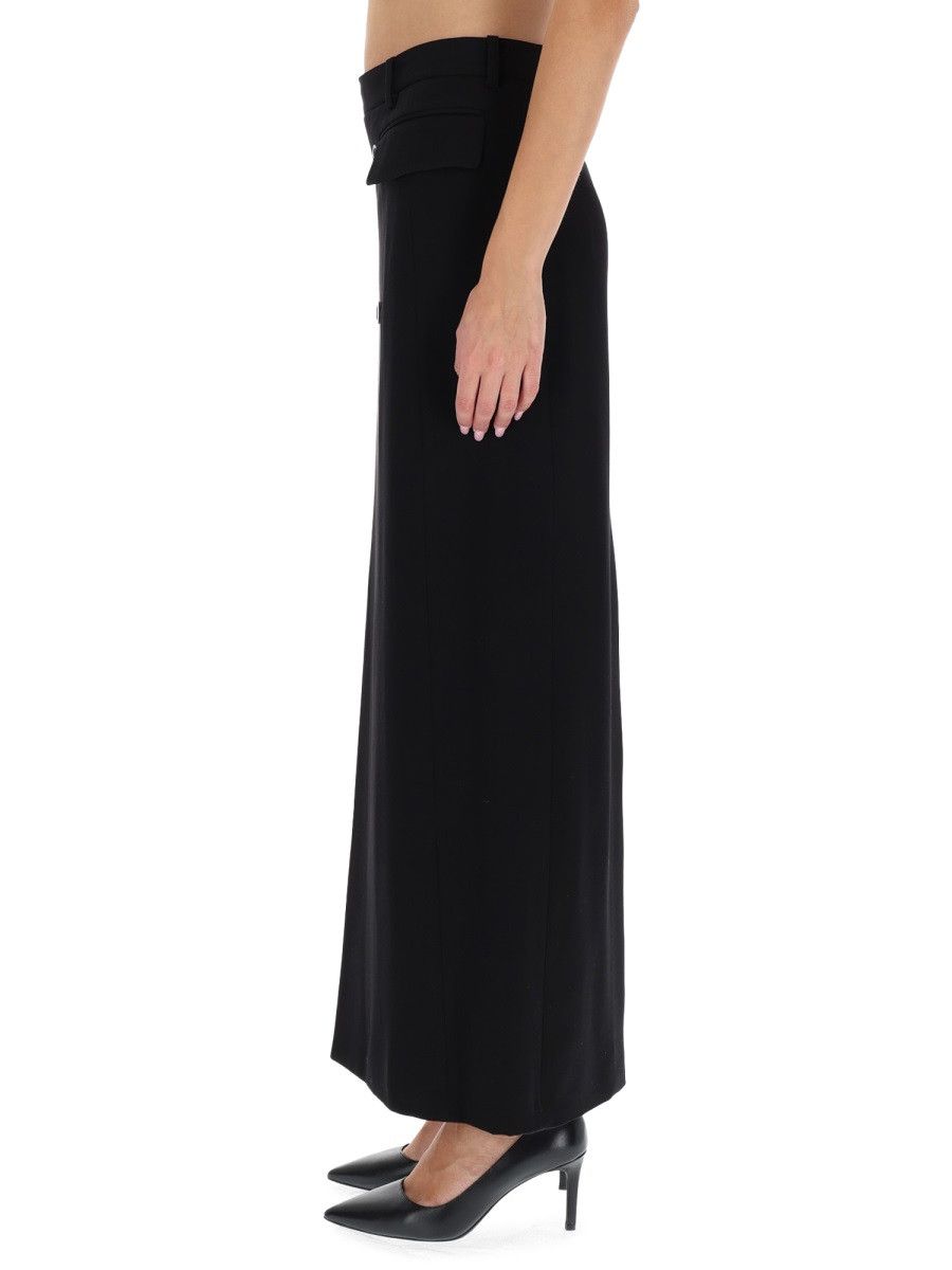 Balenciaga BALENCIAGA LONG SARTORIAL SKIRT - BLACK (FR 34) Size 25" / US 0 / IT 36 - 3 Thumbnail