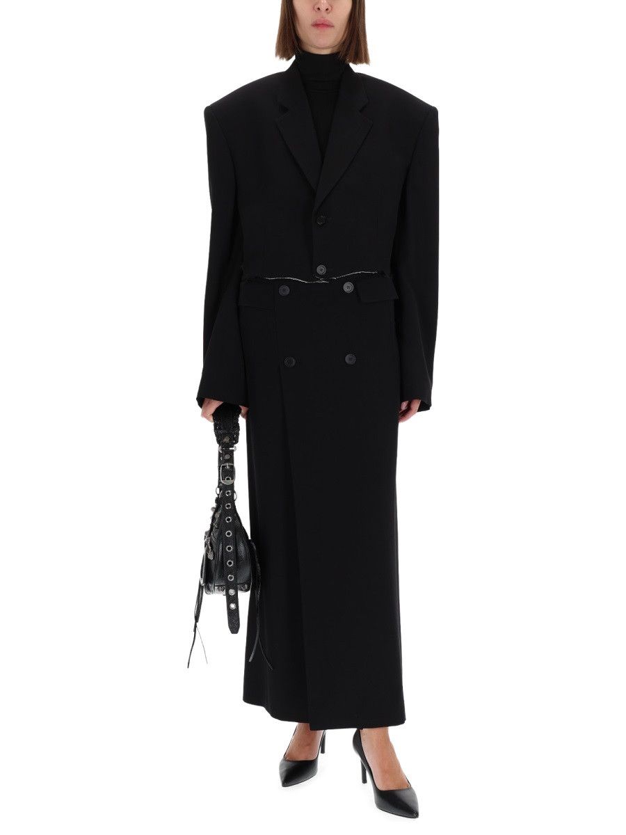 Balenciaga BALENCIAGA LONG SARTORIAL SKIRT - BLACK (FR 34) Size 25" / US 0 / IT 36 - 2 Thumbnail