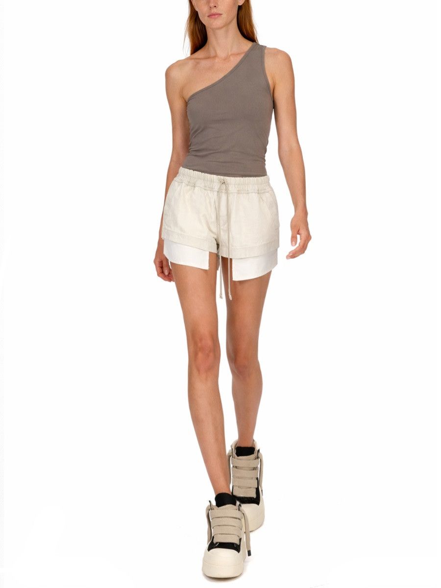 Rick Owens Drkshdw RICK OWENS DRKSHDW DENIM SHORTS - WHITE Size 32" / US 10 / IT 46 - 2 Thumbnail