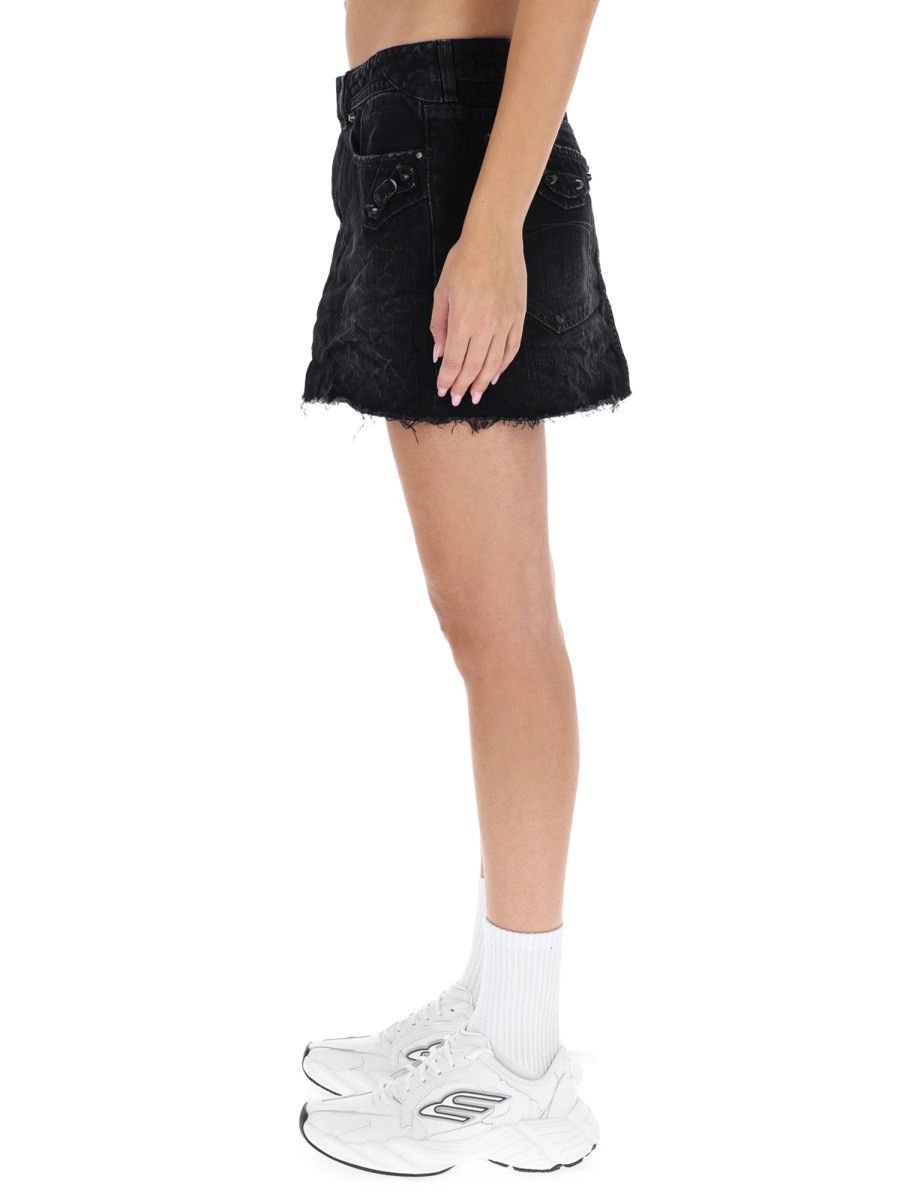 Balenciaga BALENCIAGA MINISKIRT "CITY" - BLACK (IT 36) Size 36" / US 14 / IT 50 - 3 Thumbnail