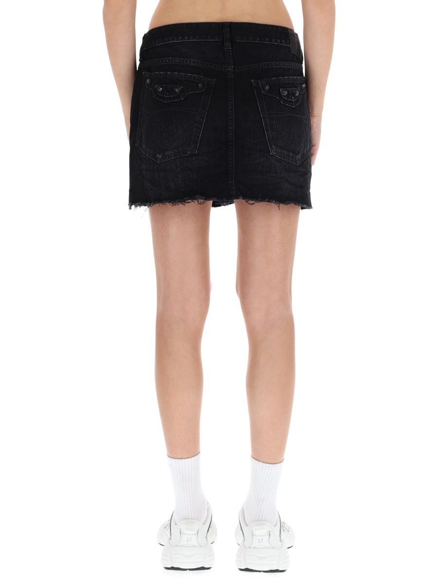 Balenciaga BALENCIAGA MINISKIRT "CITY" - BLACK (IT 36) Size 36" / US 14 / IT 50 - 4 Thumbnail