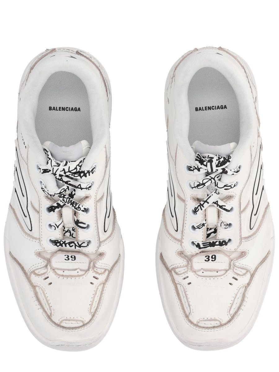 Balenciaga BALENCIAGA "HAMPTONS" SNEAKER - WHITE (IT 36) Size US 6 / IT 36 - 5 Thumbnail