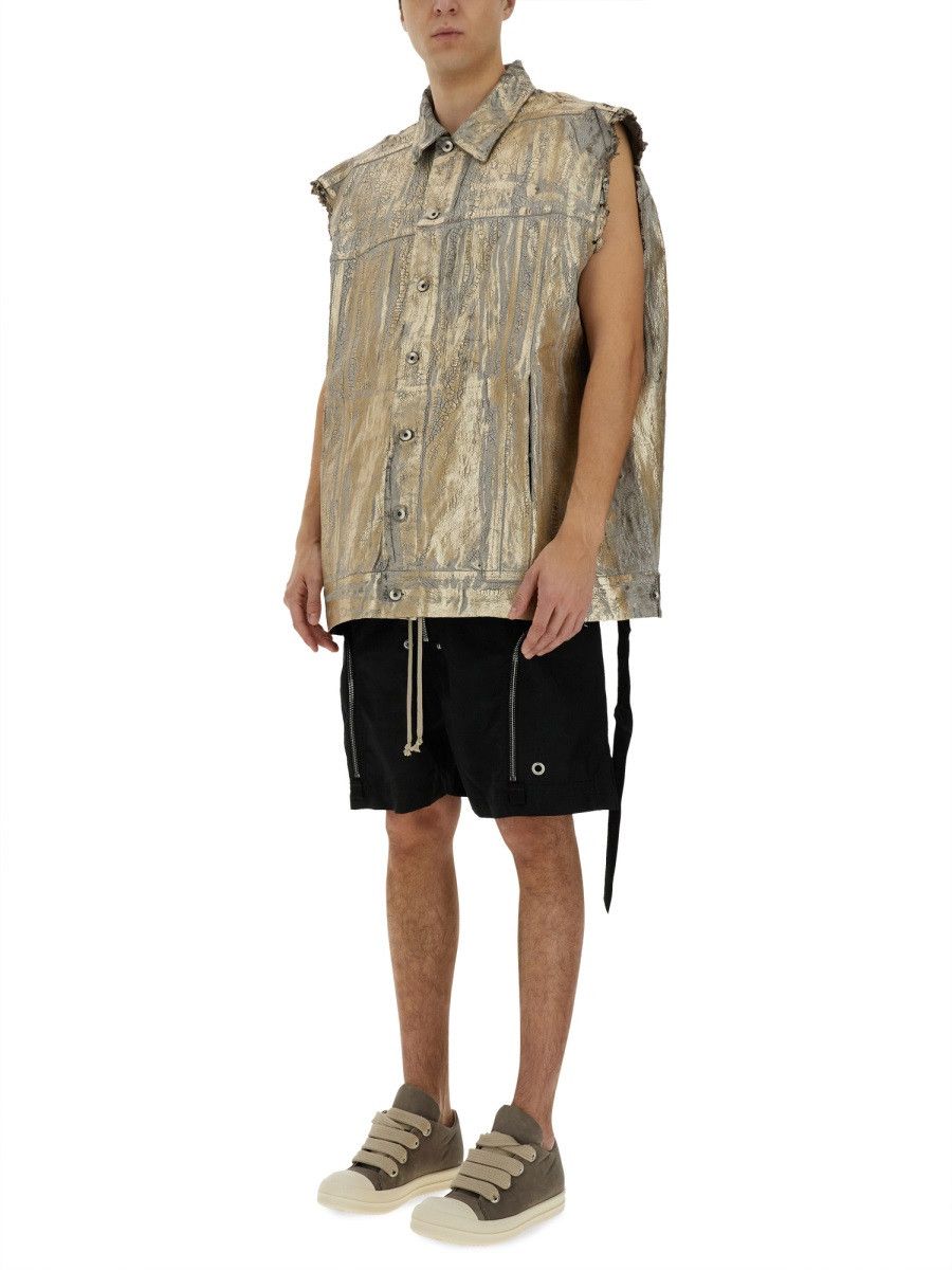 Rick Owens Drkshdw RICK OWENS DRKSHDW JUMBO VEST - GOLD Size US XS / EU 42 / 0 - 2 Thumbnail