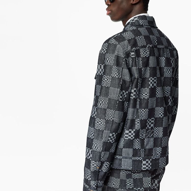 Louis Vuitton Louis Vuitton Checkerboard Denim Jacket Size M Size US M / EU 48-50 / 2 - 9 Thumbnail