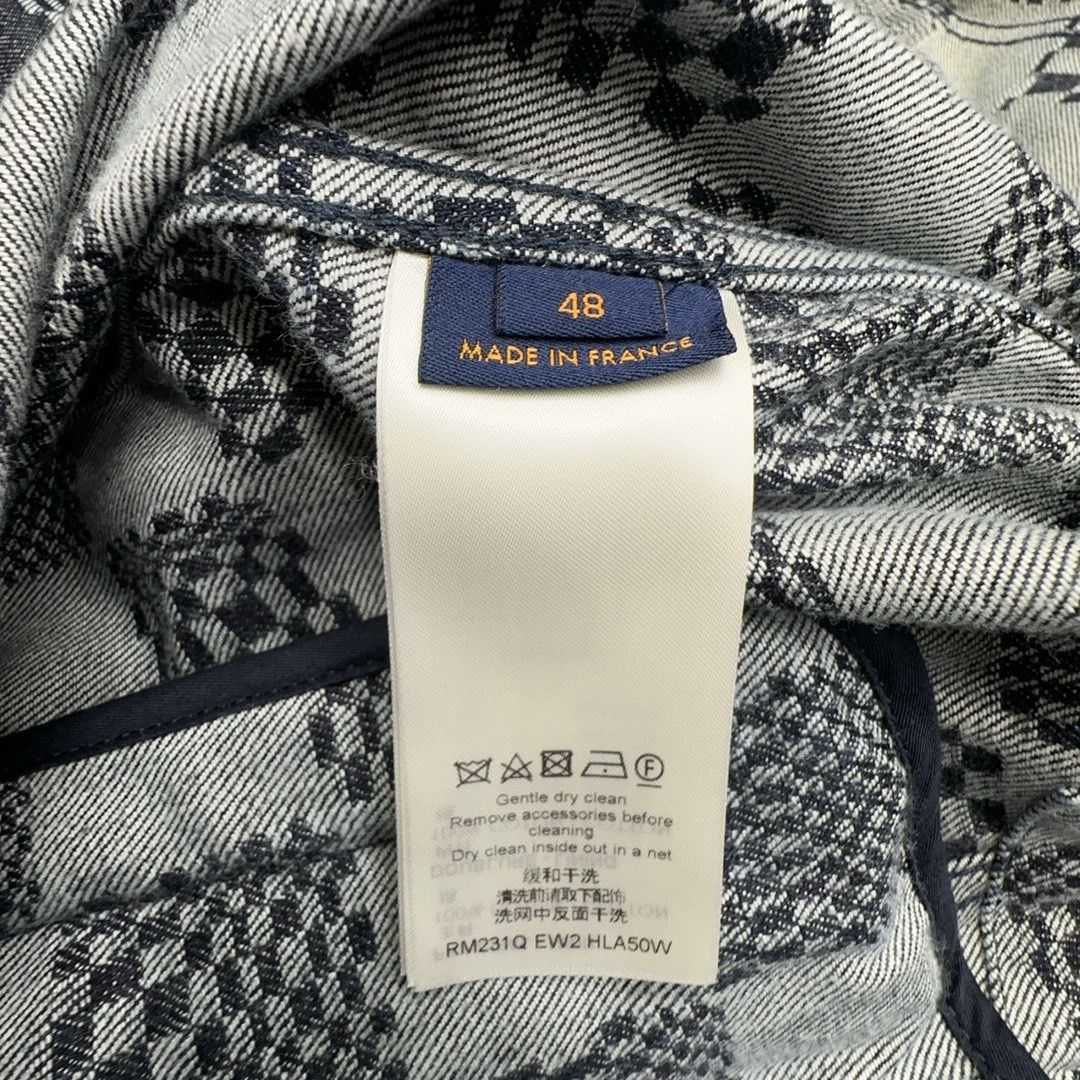 Louis Vuitton Louis Vuitton Checkerboard Denim Jacket Size M Size US M / EU 48-50 / 2 - 3 Thumbnail