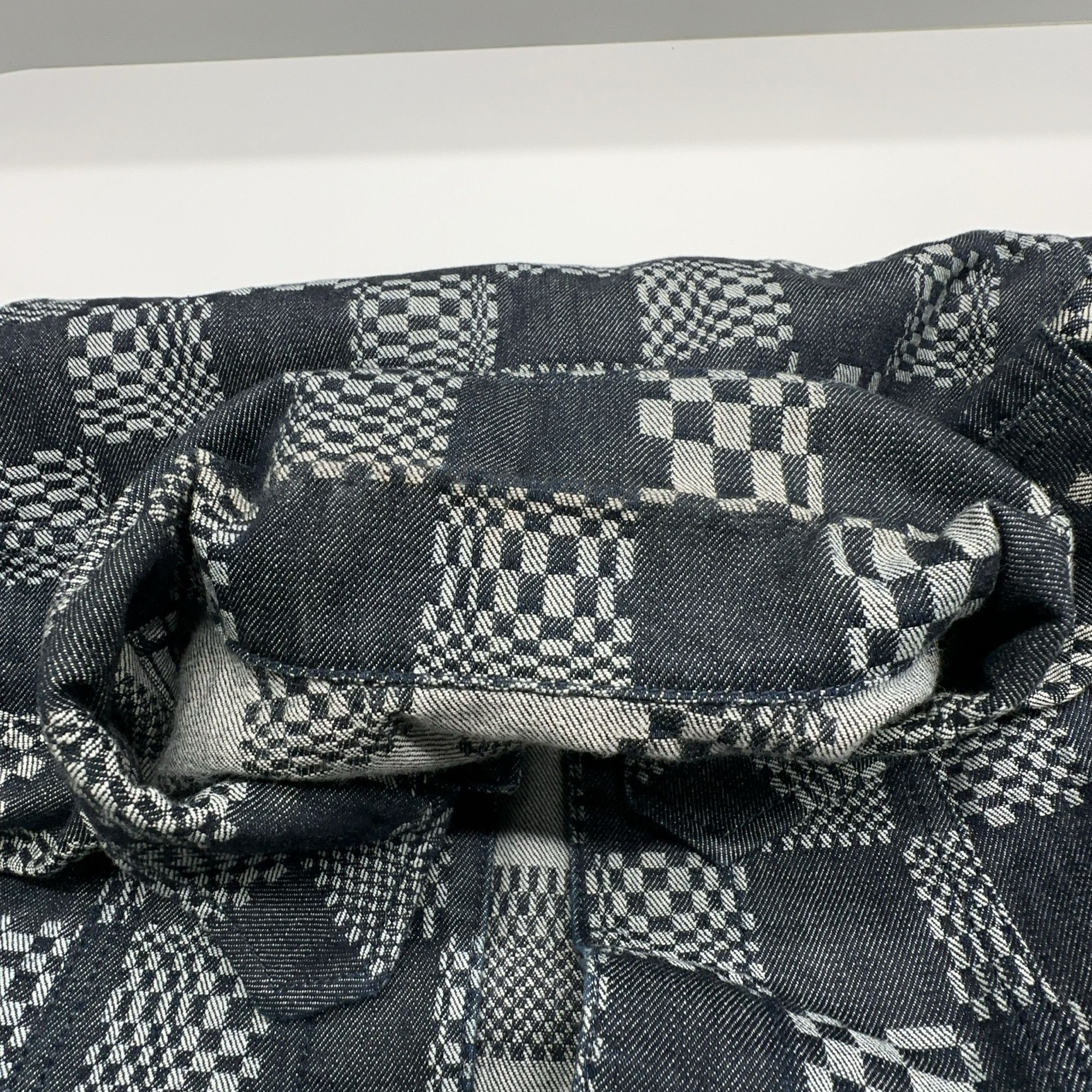 Louis Vuitton Louis Vuitton Checkerboard Denim Jacket Size M Size US M / EU 48-50 / 2 - 5 Thumbnail