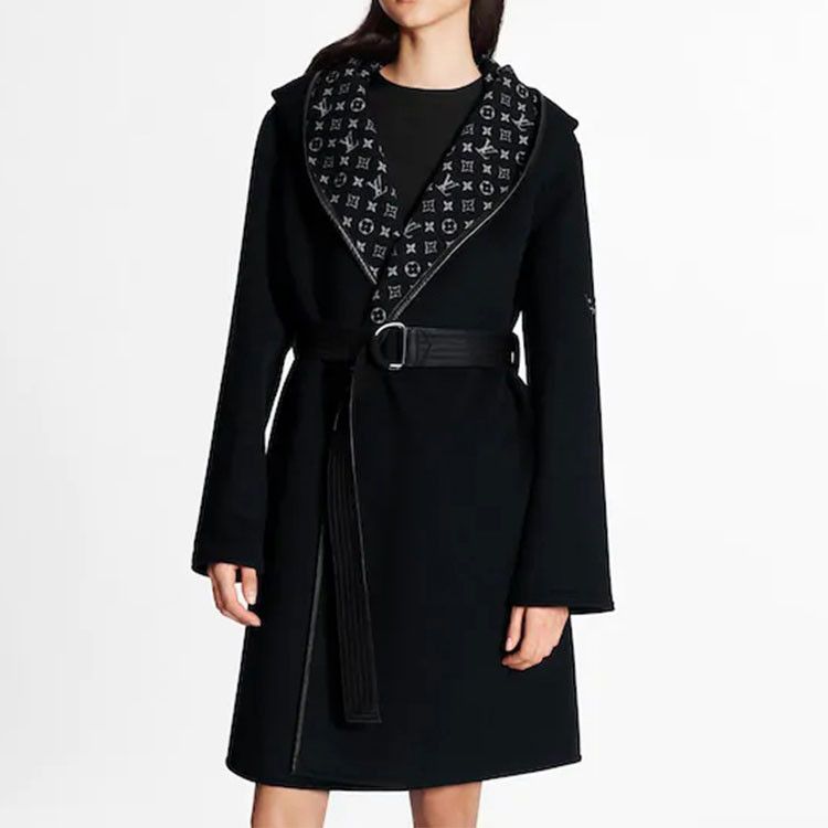 Louis Vuitton Louis Vuitton Monogram Hooded Wool Coat Size 38 Size XS / US 0-2 / IT 36-38 - 7 Thumbnail