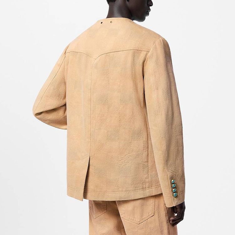 Louis Vuitton Louis Vuitton x Timberland Damier Collarless Jacket Size 48 Size US M / EU 48-50 / 2 - 9 Thumbnail