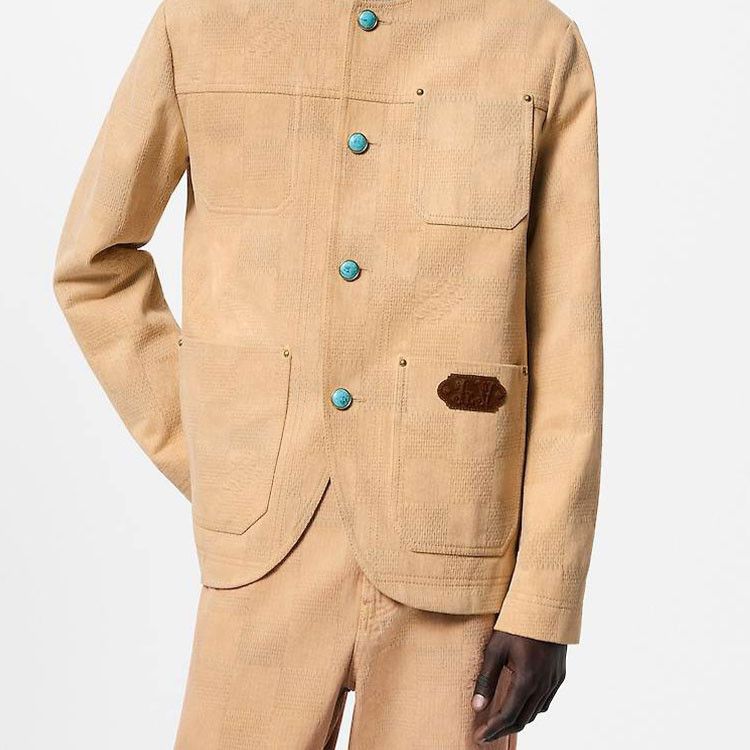 Louis Vuitton Louis Vuitton x Timberland Damier Collarless Jacket Size 48 Size US M / EU 48-50 / 2 - 10 Thumbnail