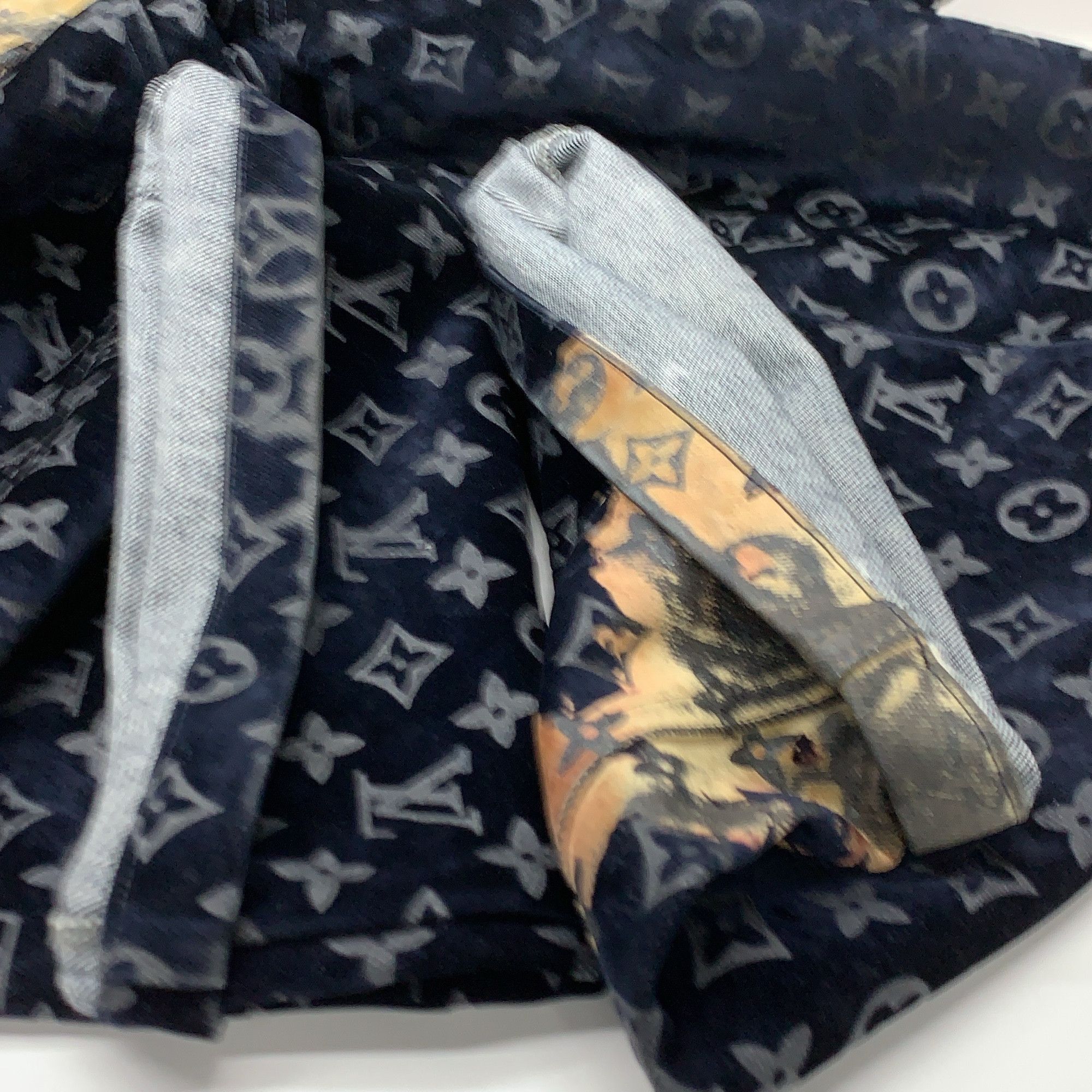 Louis Vuitton Louis Vuitton Monogram Bleach Effect Denim Jeans Size 32 Size US 32 / EU 48 - 7 Thumbnail