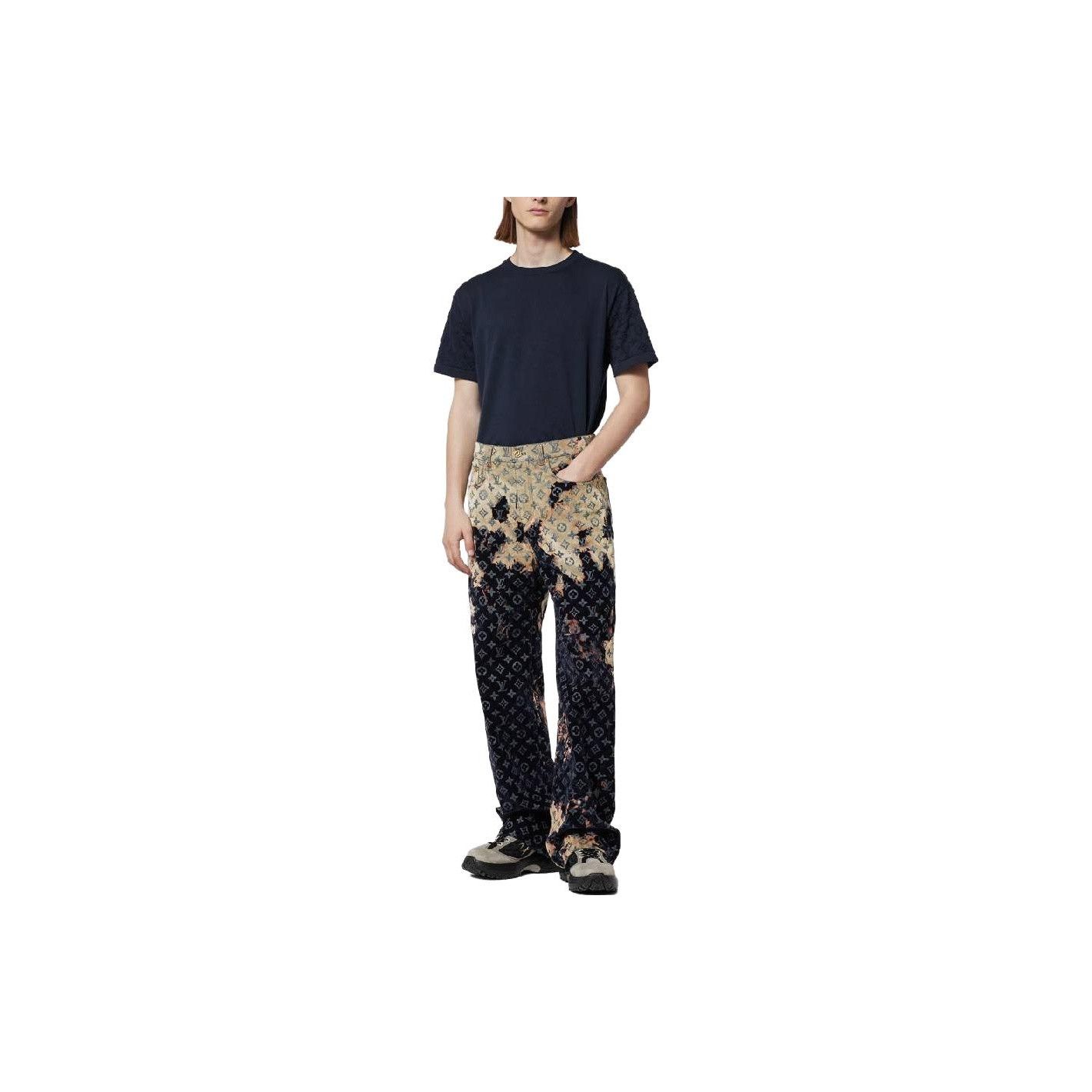 Louis Vuitton Louis Vuitton Monogram Bleach Effect Denim Jeans Size 32 Size US 32 / EU 48 - 9 Thumbnail