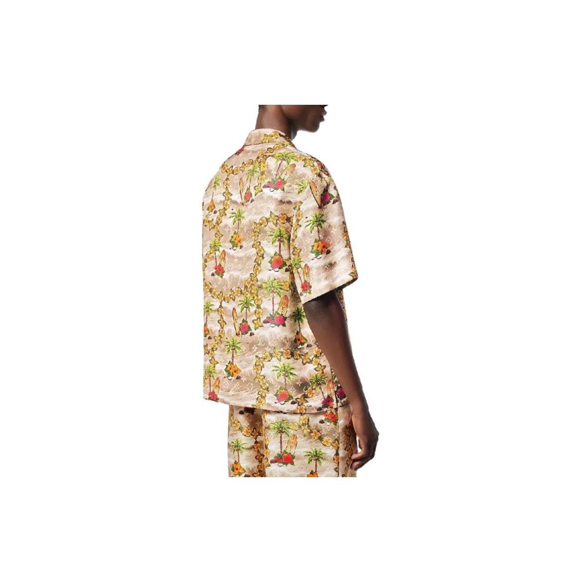 Louis Vuitton Louis Vuitton Tropical Print Short Sleeve Shirt Size L Size US L / EU 52-54 / 3 - 9 Thumbnail