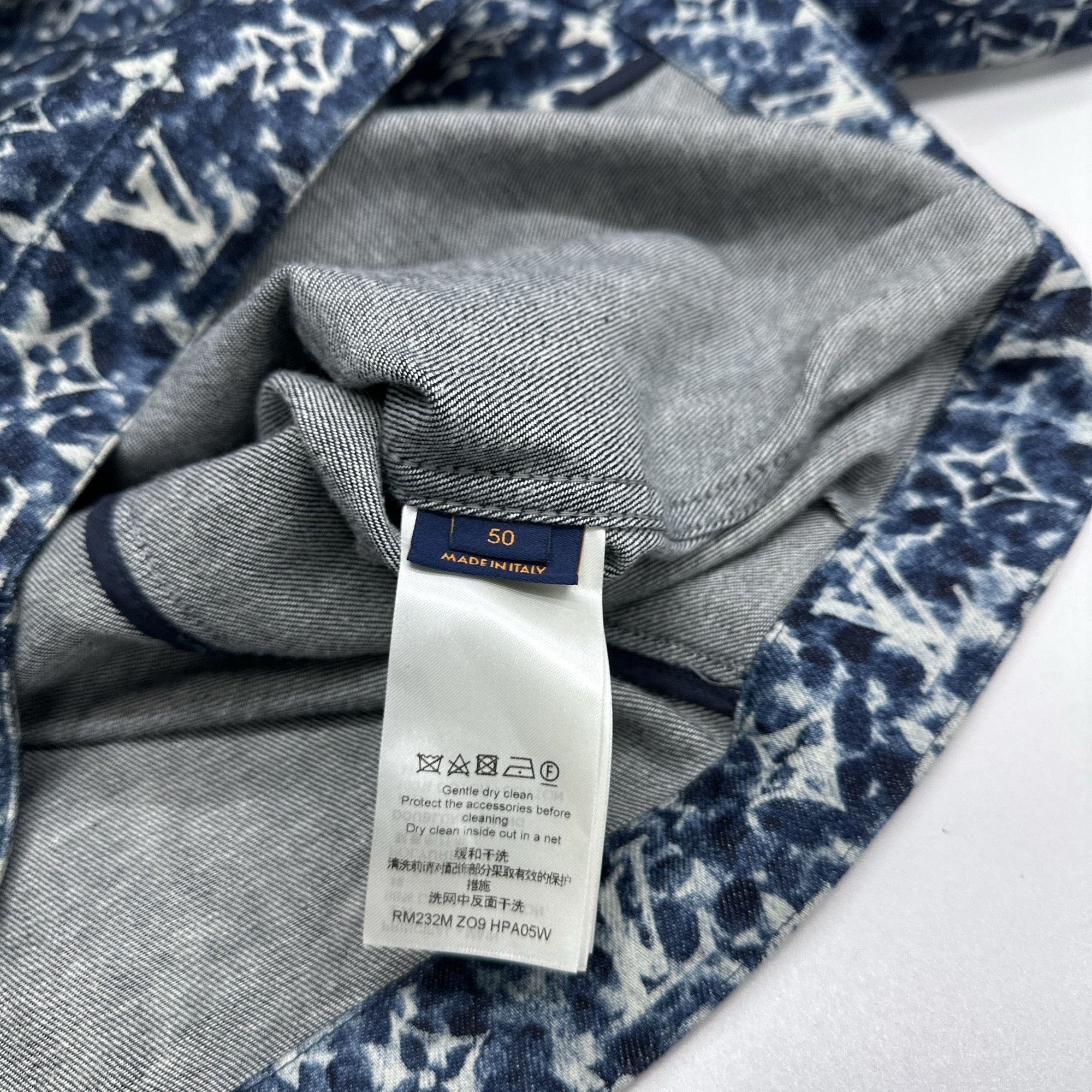 Louis Vuitton Louis Vuitton Monogram Denim Jacket Blue Size 50 Size US M / EU 48-50 / 2 - 4 Thumbnail