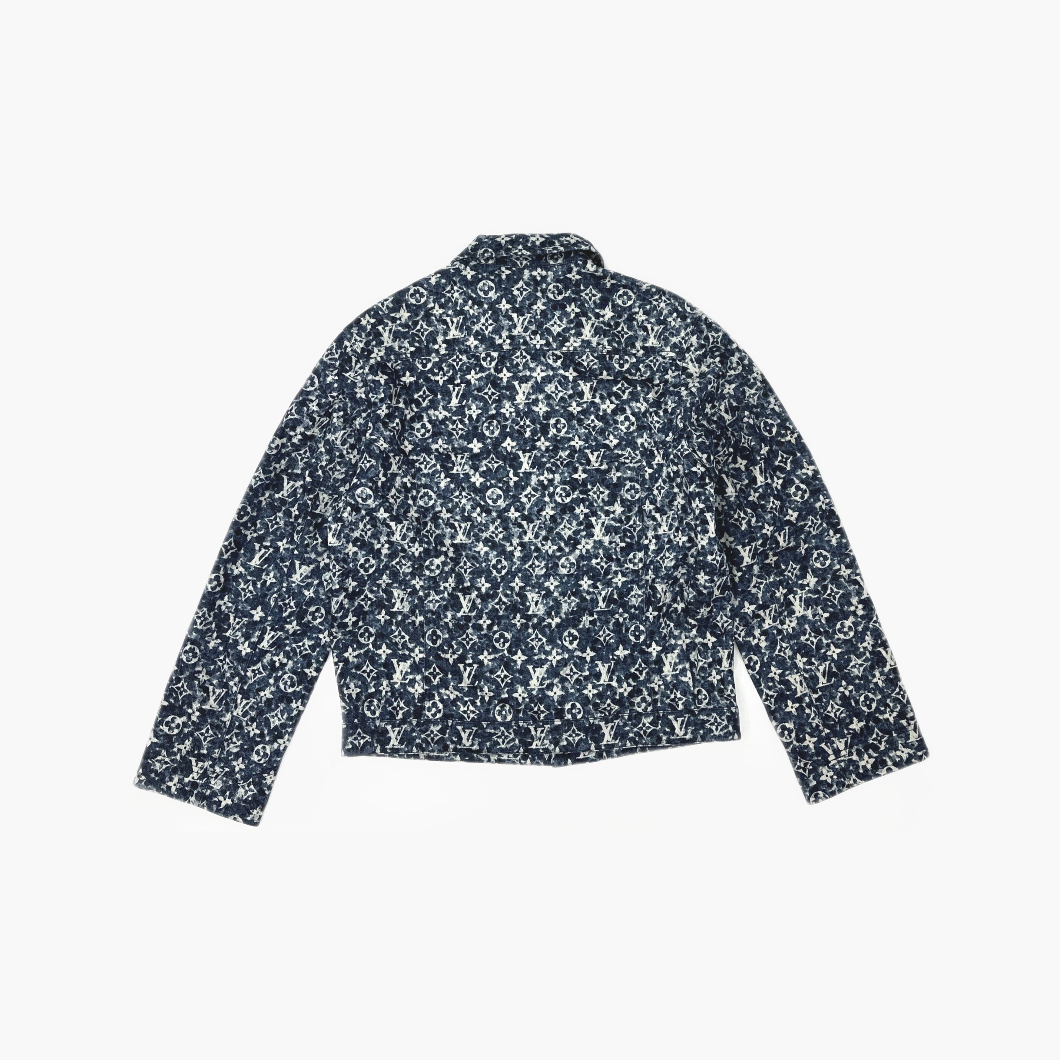 Louis Vuitton Louis Vuitton Monogram Denim Jacket Blue Size 50 Size US M / EU 48-50 / 2 - 2 Thumbnail