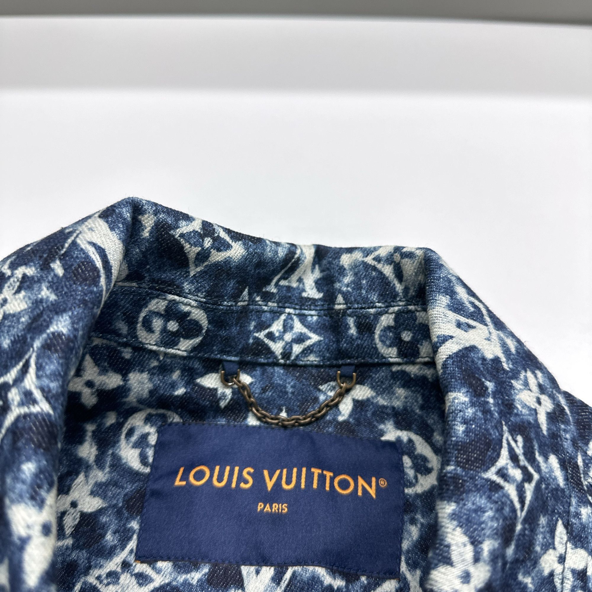 Louis Vuitton Louis Vuitton Monogram Denim Jacket Blue Size 50 Size US M / EU 48-50 / 2 - 3 Thumbnail