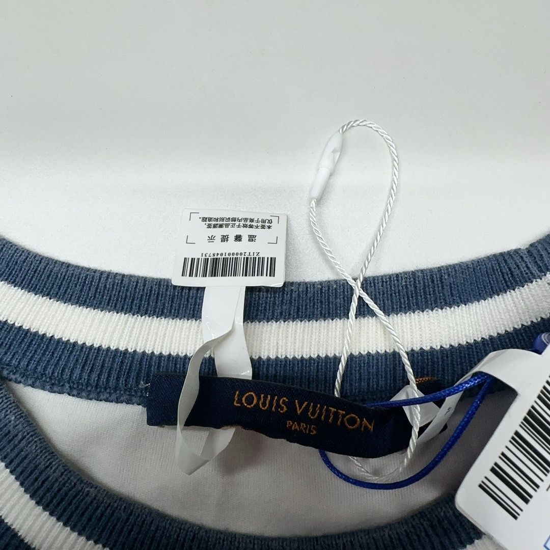 Louis Vuitton Louis Vuitton Embroidered Logo T-Shirt Size M Size US M / EU 48-50 / 2 - 4 Thumbnail