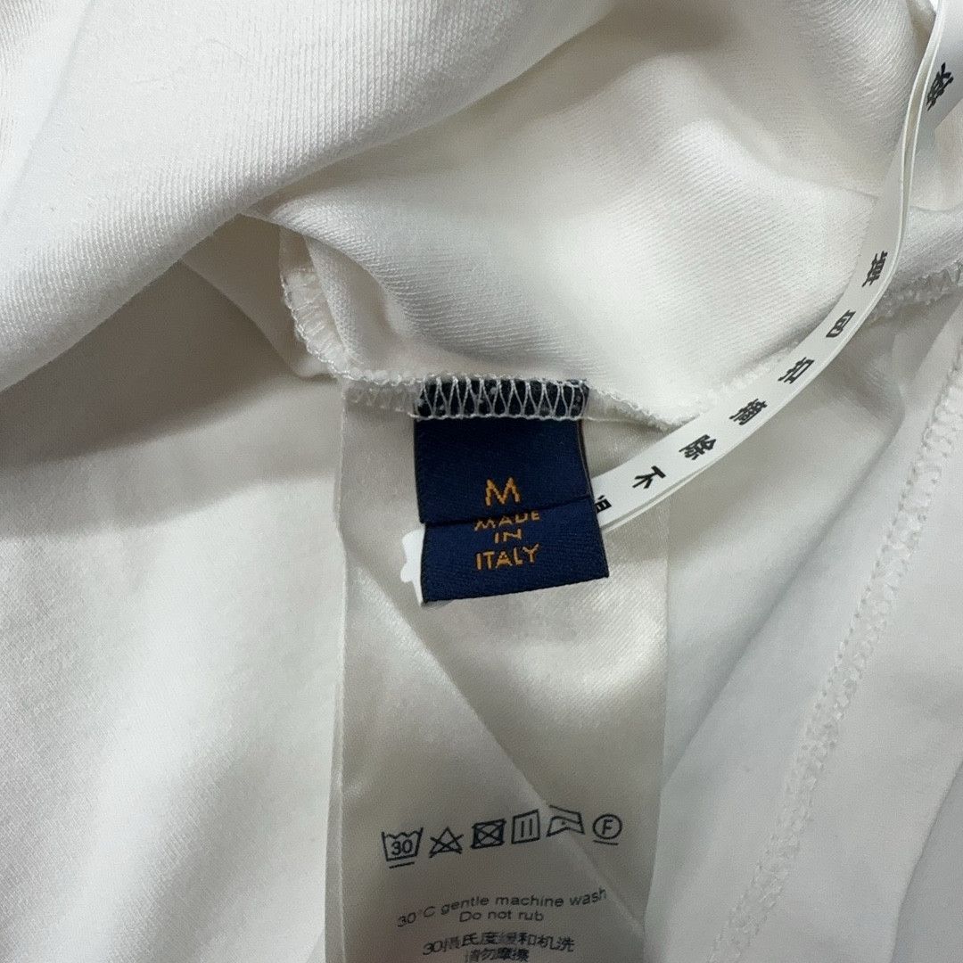 Louis Vuitton Louis Vuitton Embroidered Logo T-Shirt Size M Size US M / EU 48-50 / 2 - 3 Thumbnail