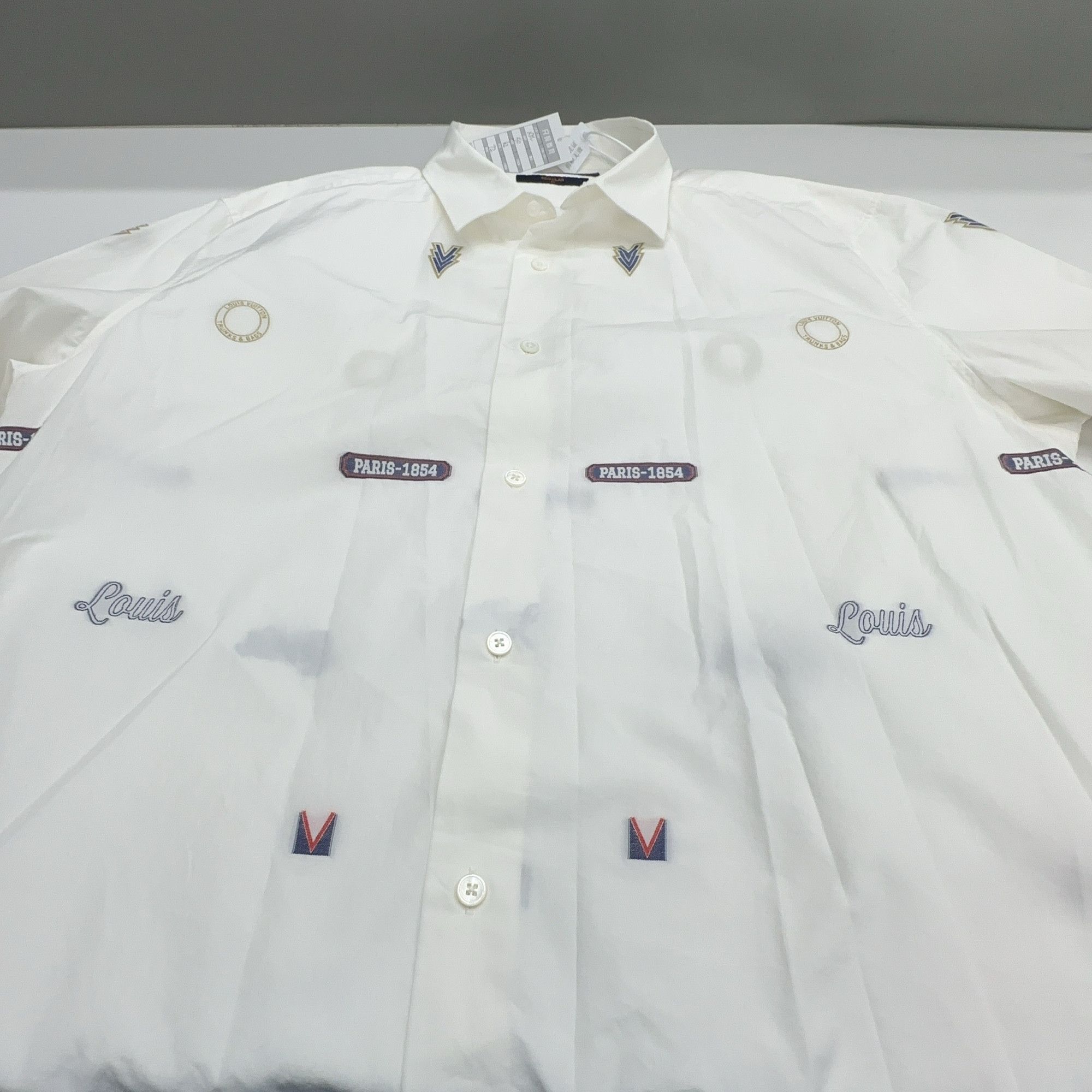 Louis Vuitton Louis Vuitton Embroidered Button Up Shirt Size XXL Size US XXL / EU 58 / 5 - 11 Thumbnail