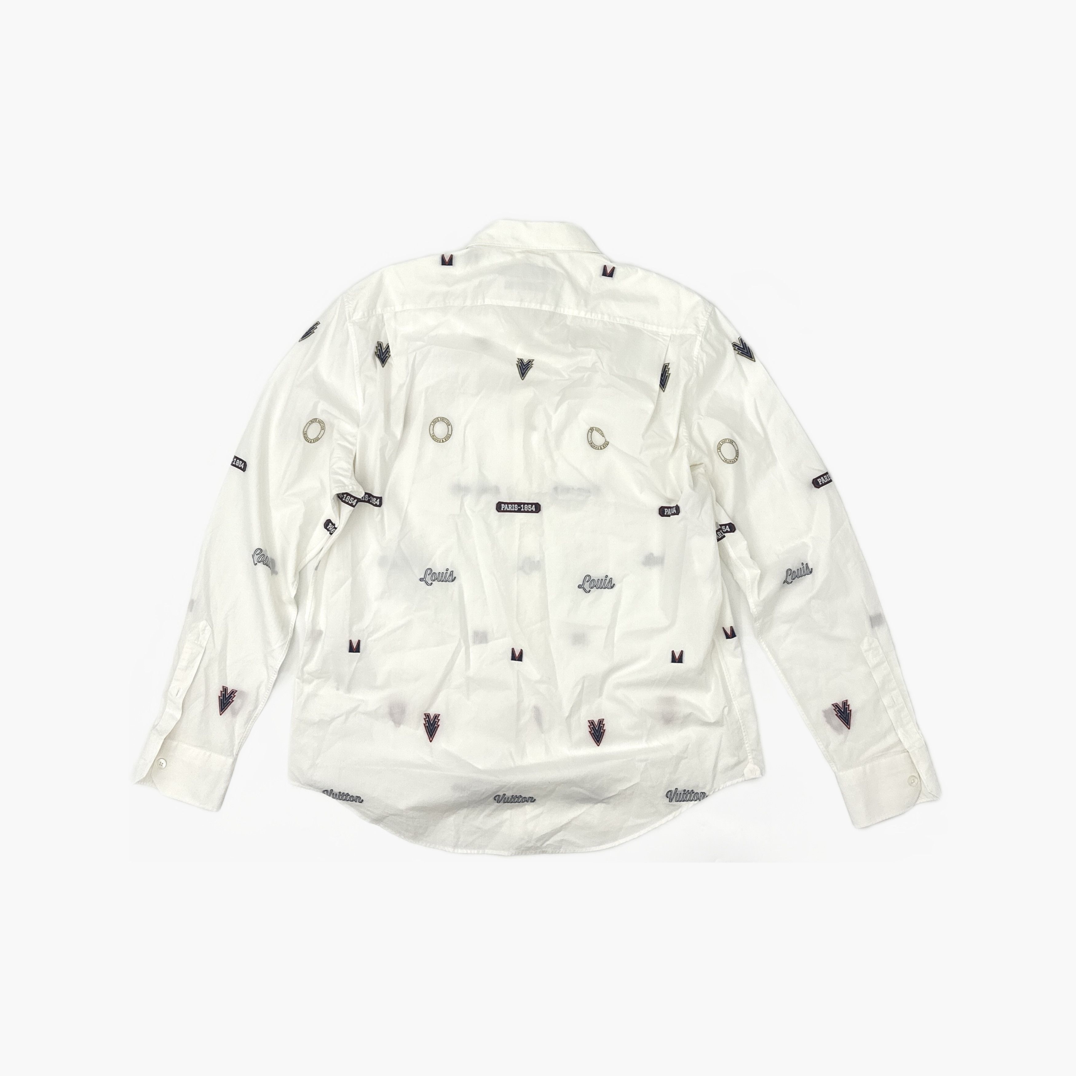 Louis Vuitton Louis Vuitton Embroidered Button Up Shirt Size XXL Size US XXL / EU 58 / 5 - 2 Thumbnail