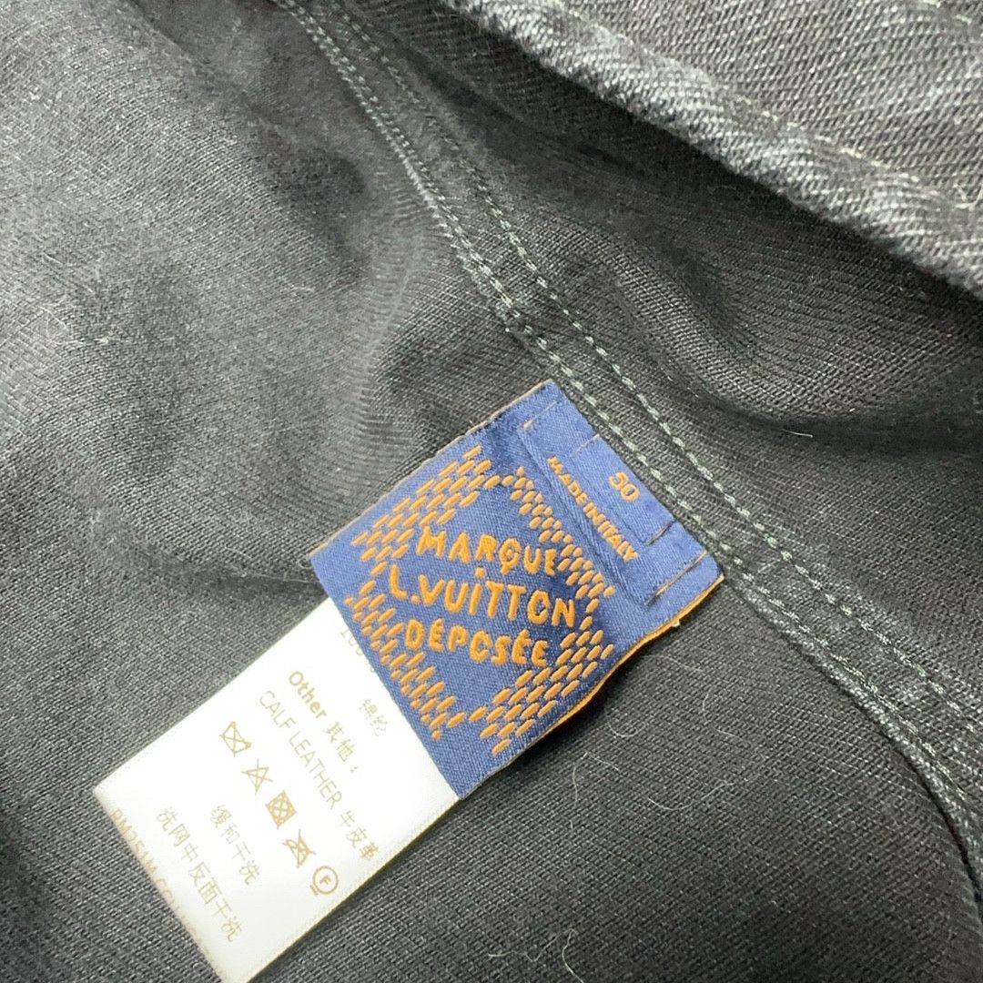 Louis Vuitton Louis Vuitton Damier Check Denim Jacket Size M Size US M / EU 48-50 / 2 - 3 Thumbnail